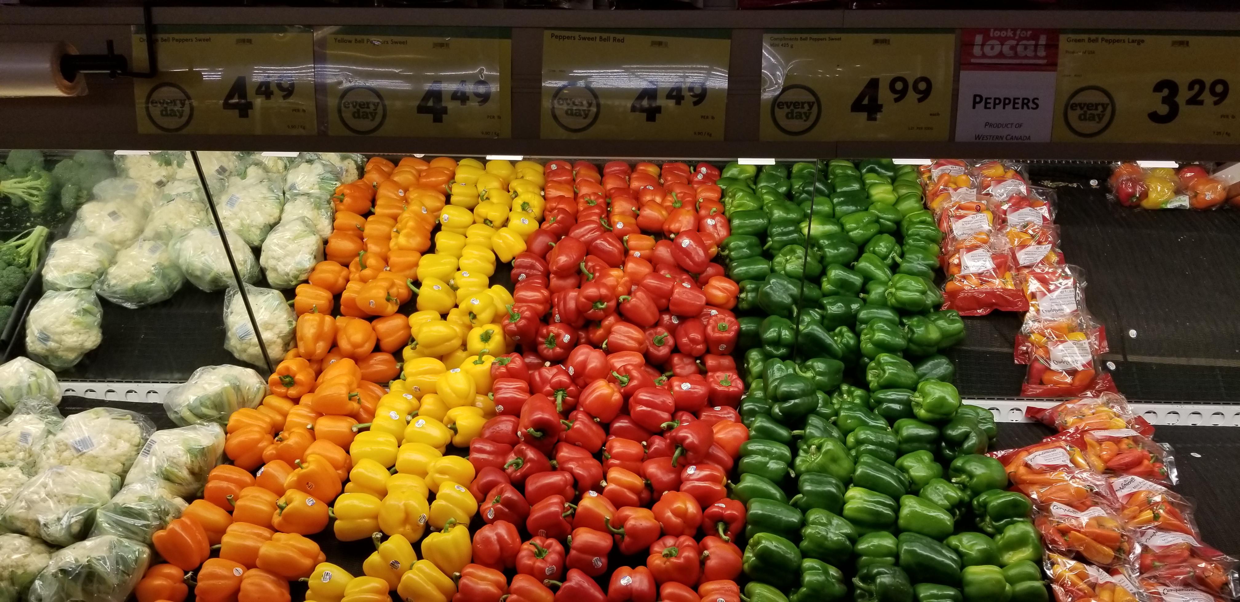 What's up with skyrocketing prices of bell peppers at every major store