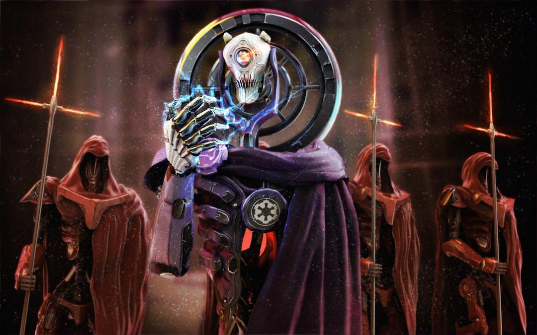 The Evil Emperor of our game universe. Artwork by Jean Paul. StarWars