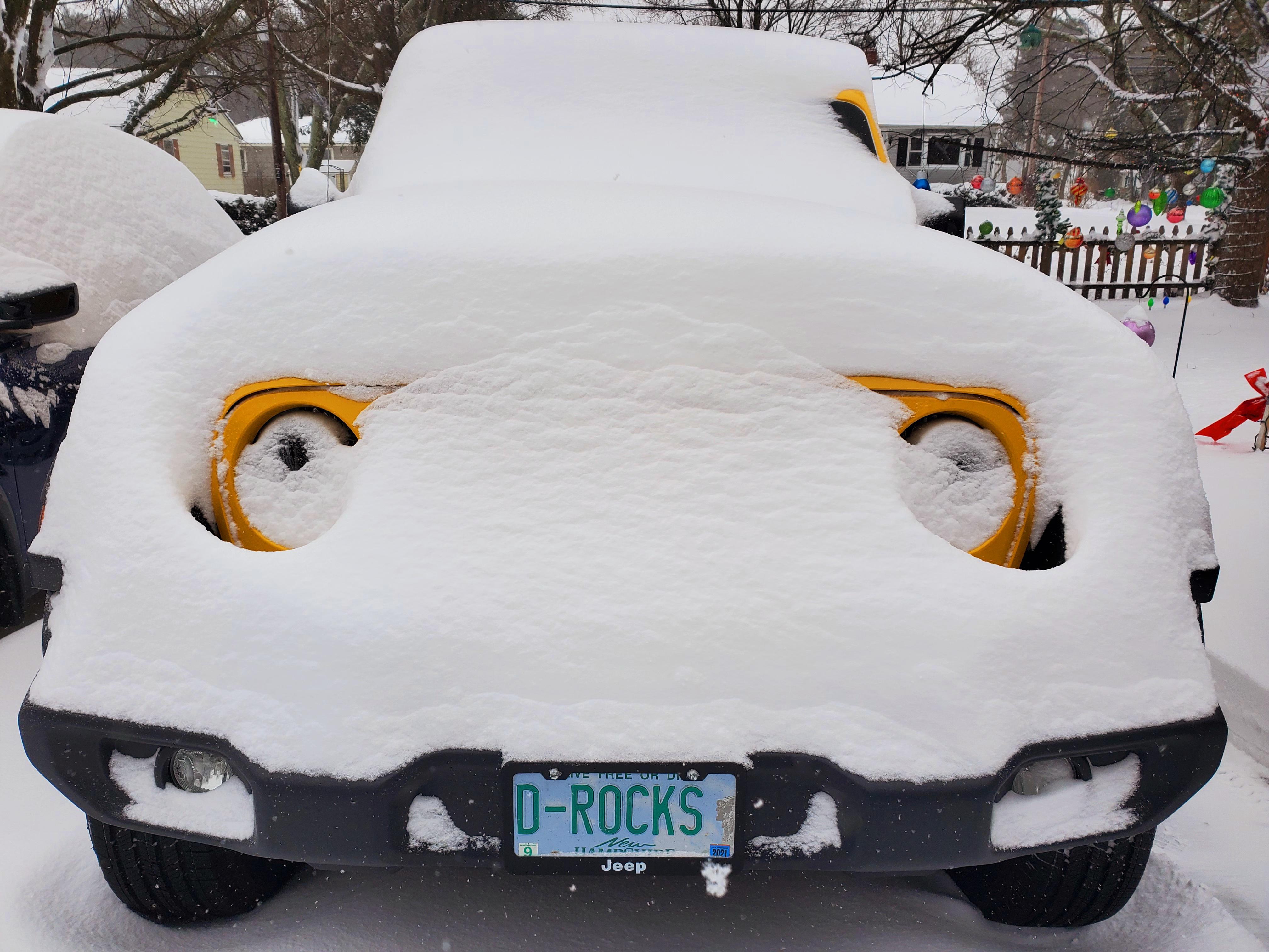 Hello from New Hampshire. First winter back in a real Jeep in a decade