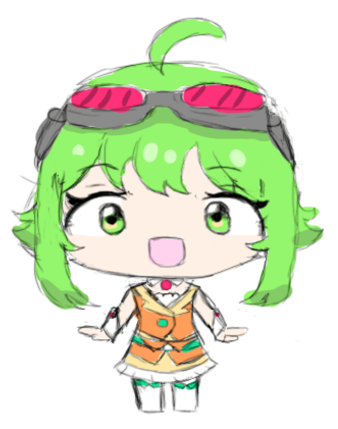 Chibi Gumi Sketch! ) r/gumi