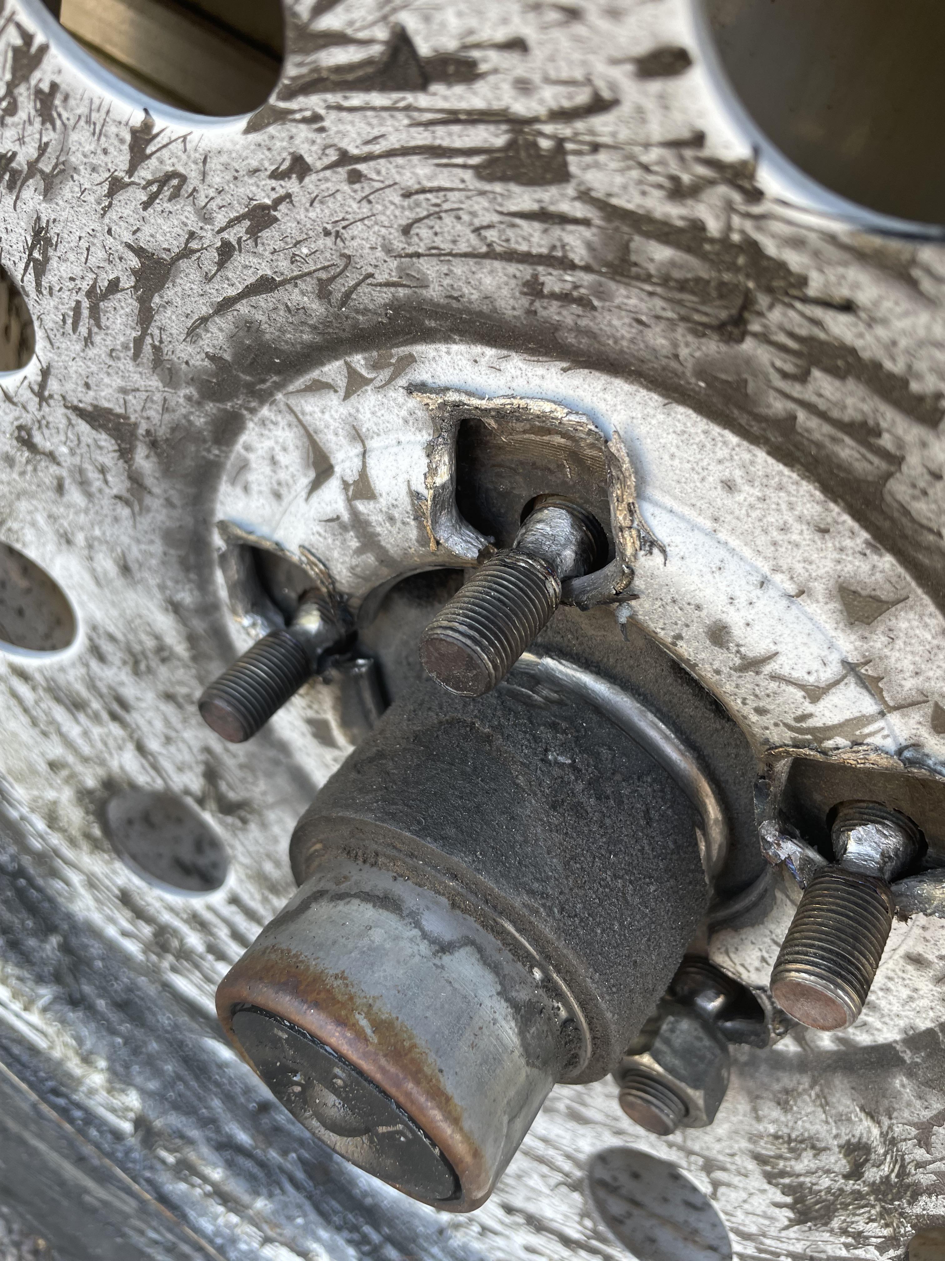 Employee said there was a noise come from the trailer, and pulls up