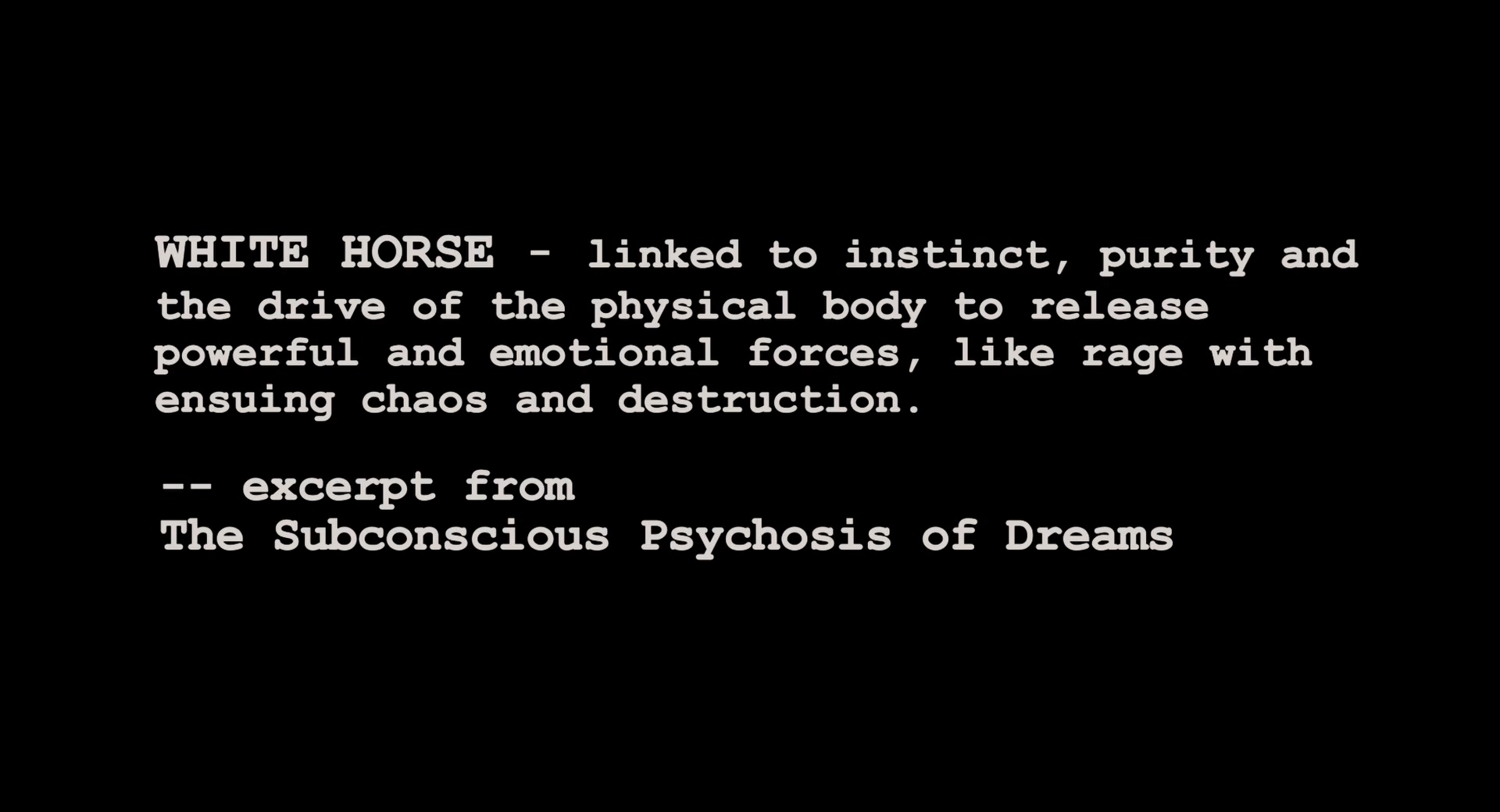 [No Spoilers] Meaning of the White Horse in... Rob Zombie's Halloween II r/twinpeaks