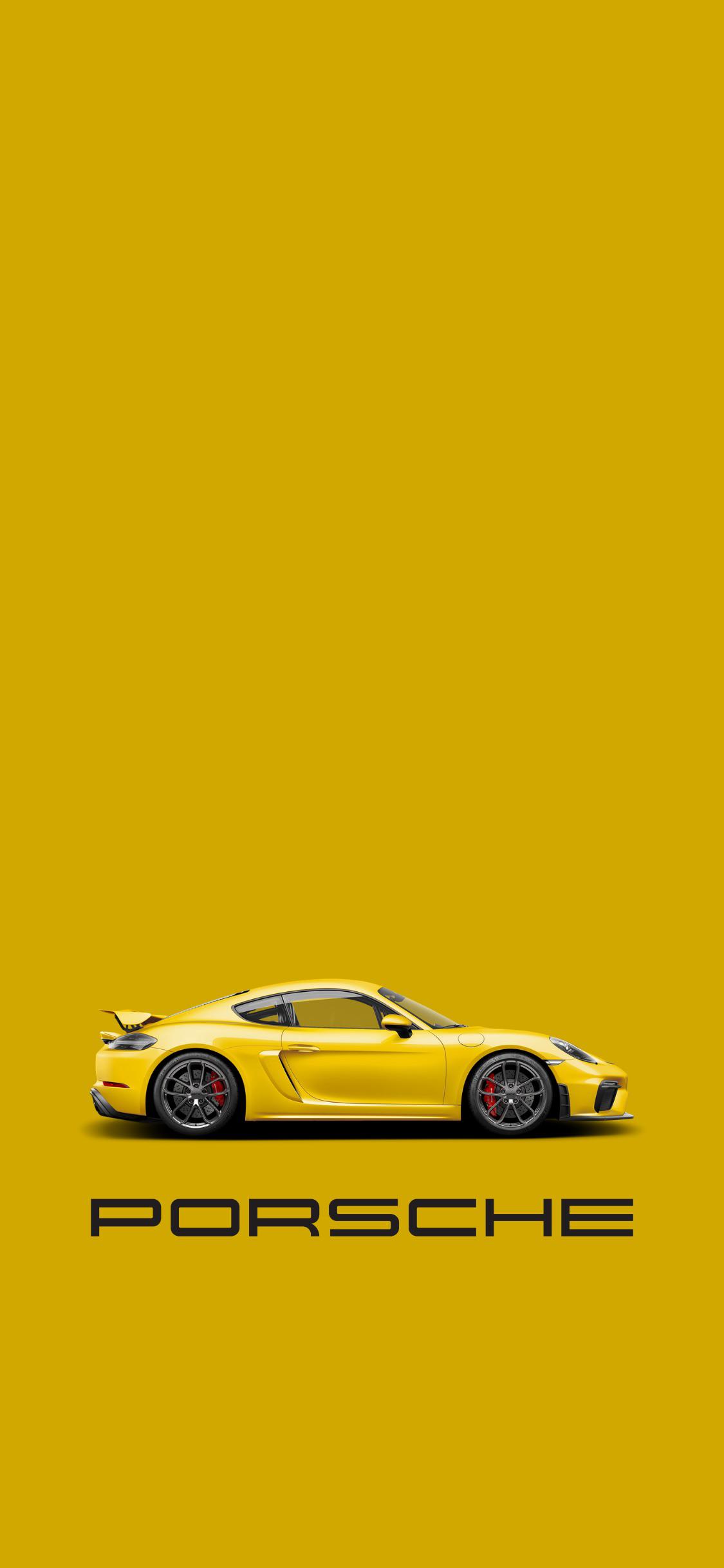 iPhone 12 Wallpaper Porsche Cayman 718 GT4 r/Porsche