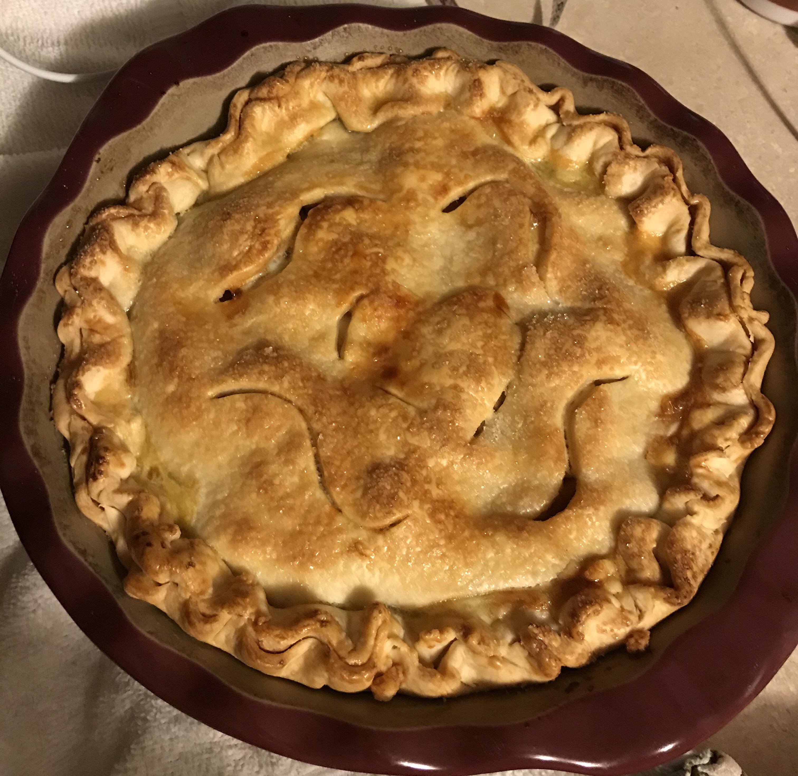 Amish apple pie. It’s been a long time since I made one, because the