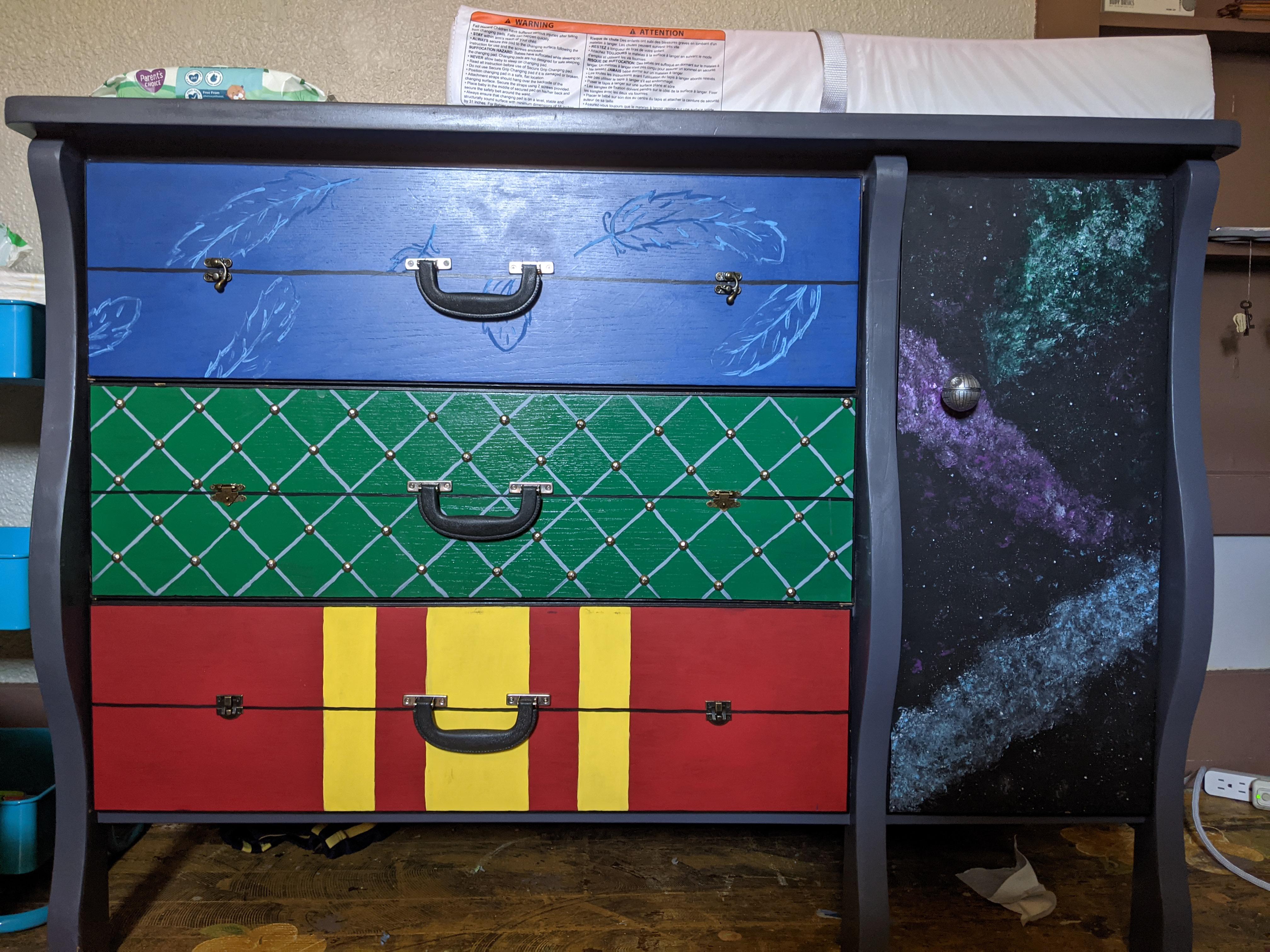 Since everyone enjoyed the walls, here is the Star Wars/Harry Potter