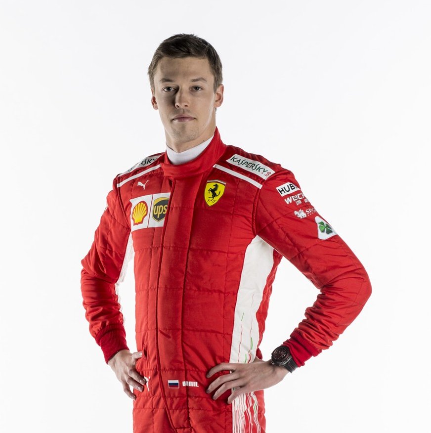 Russian guy in a Ferrari suit formula1