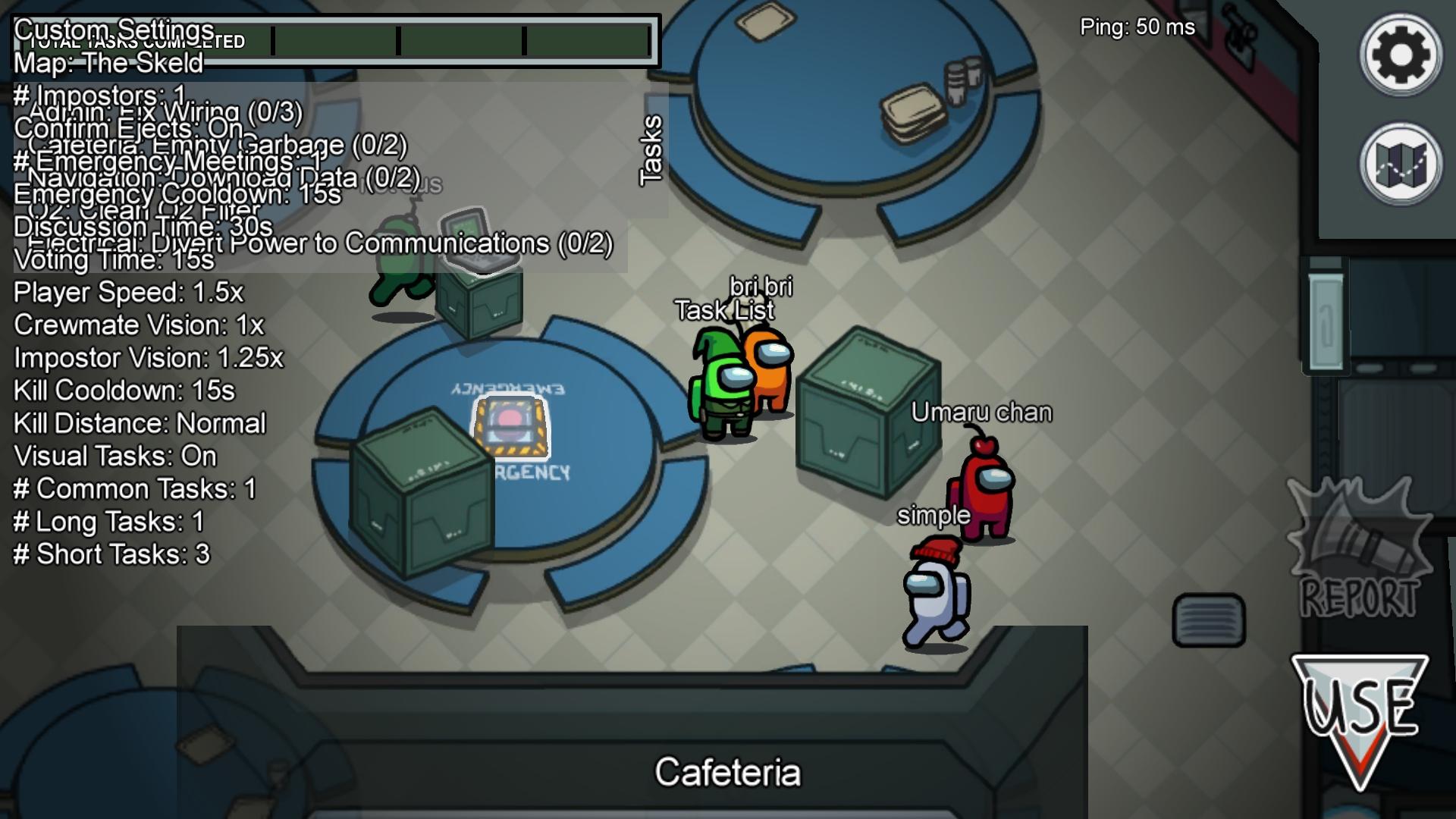 Among Us Waiting Room Empty Background Micronica68