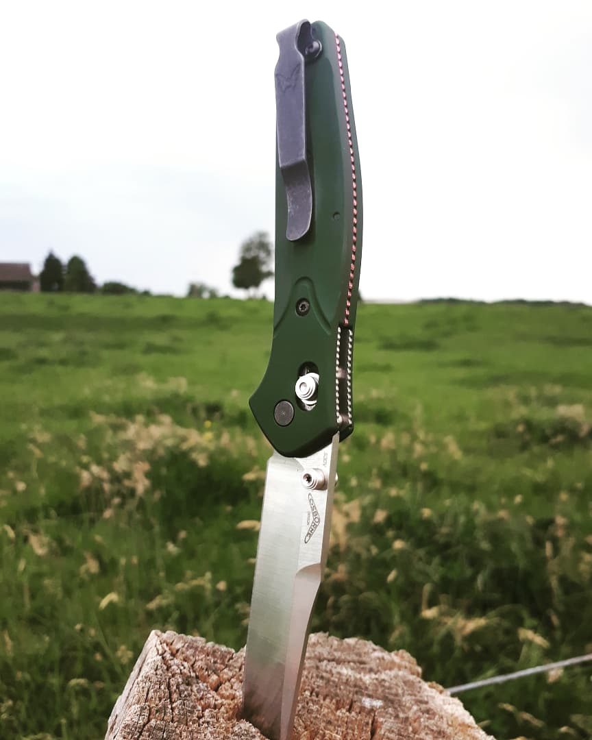 My Benchmade 940, just got the deep carry clip in from Benchmade. They