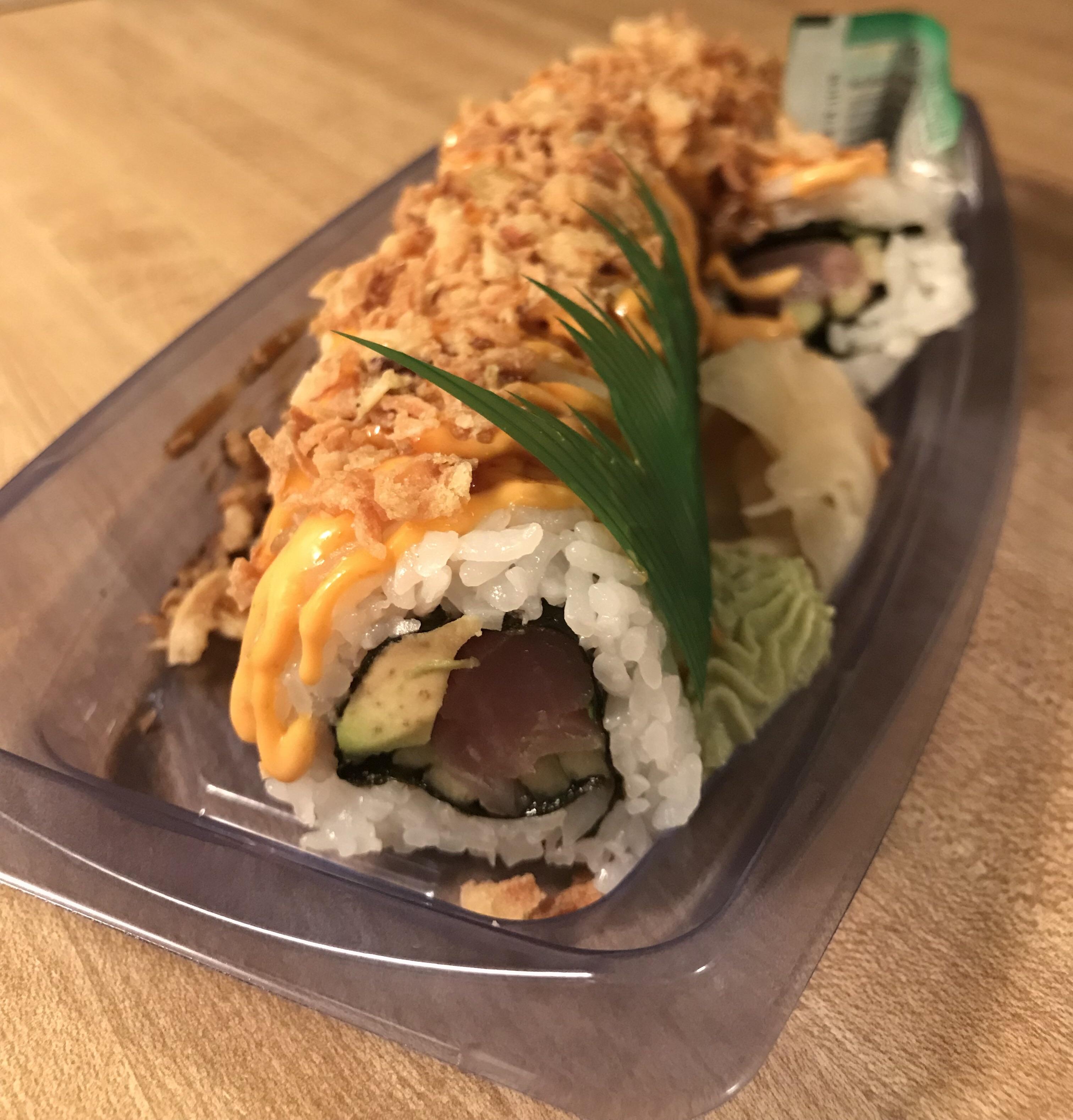 Crunchy spicy tuna roll. I’ve been waiting and budgeting for this all