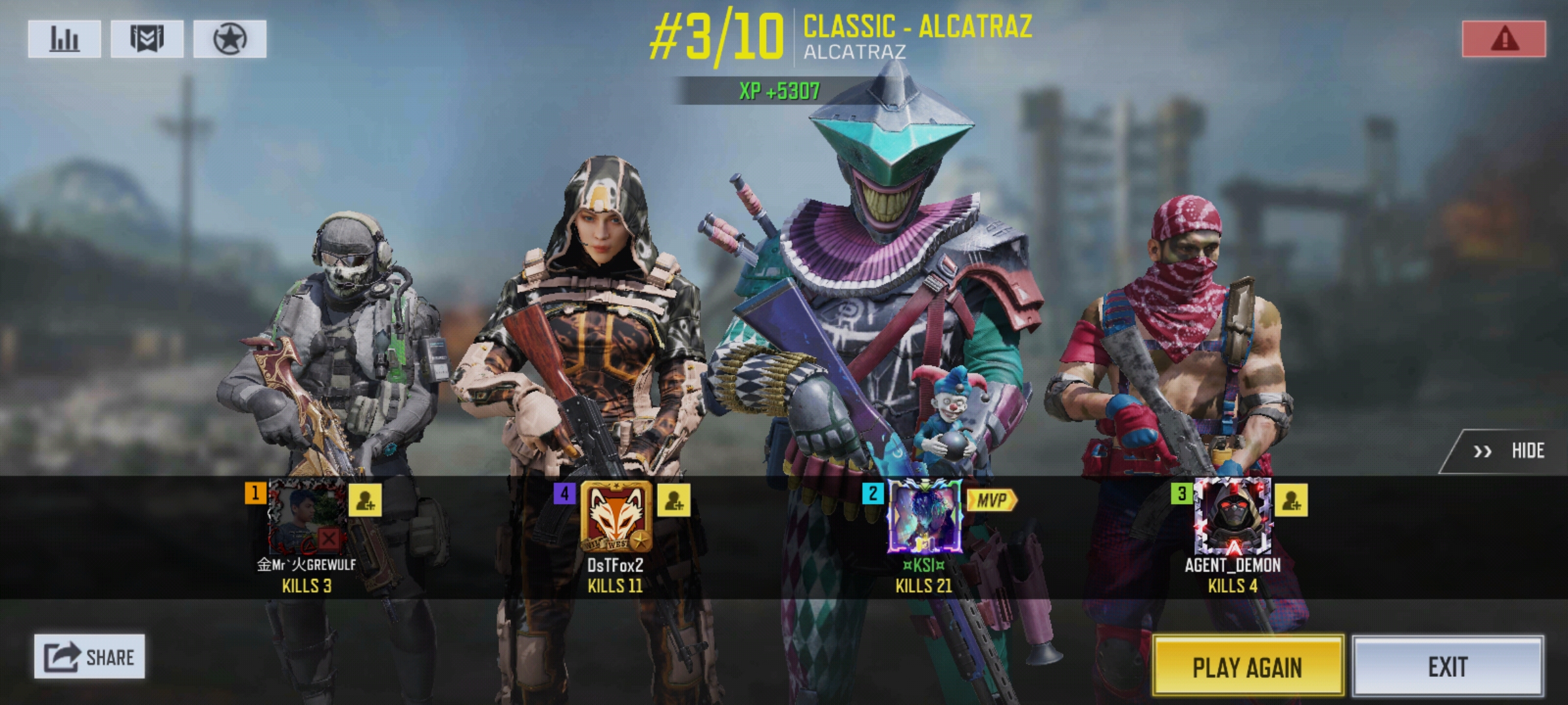 Thank you cod mobile for ruining this amazing match I was having by