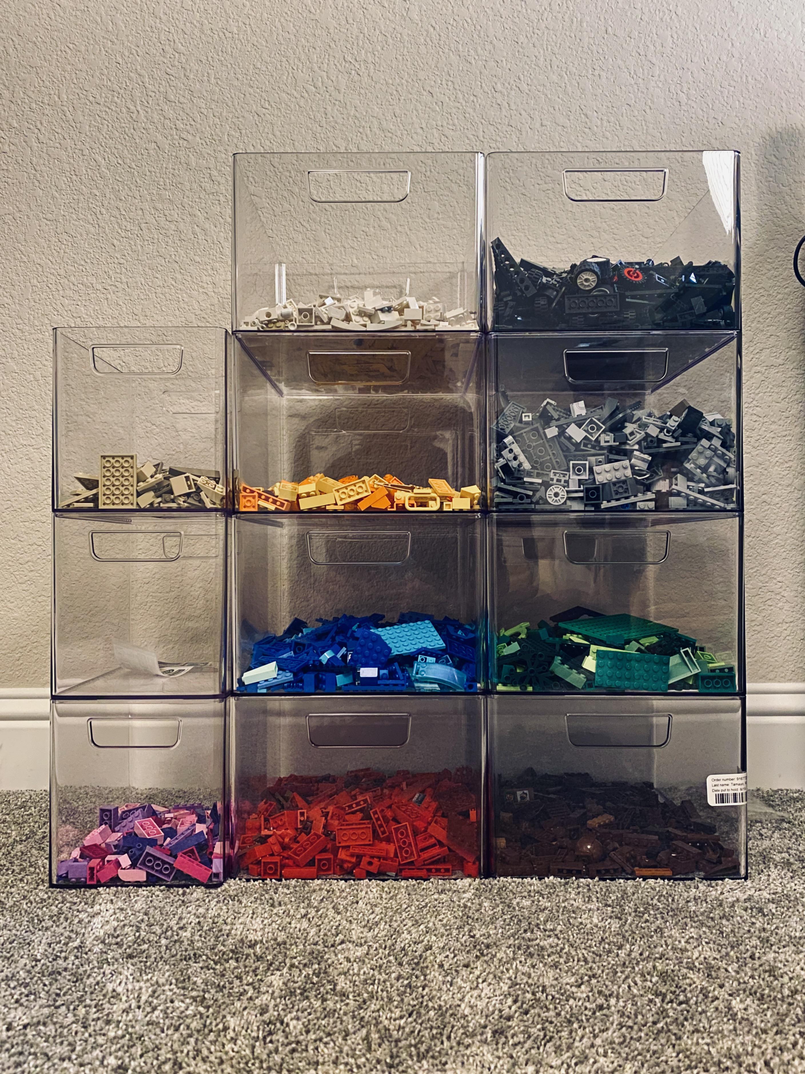 I love how clear these bins from Target are. r/LegoStorage