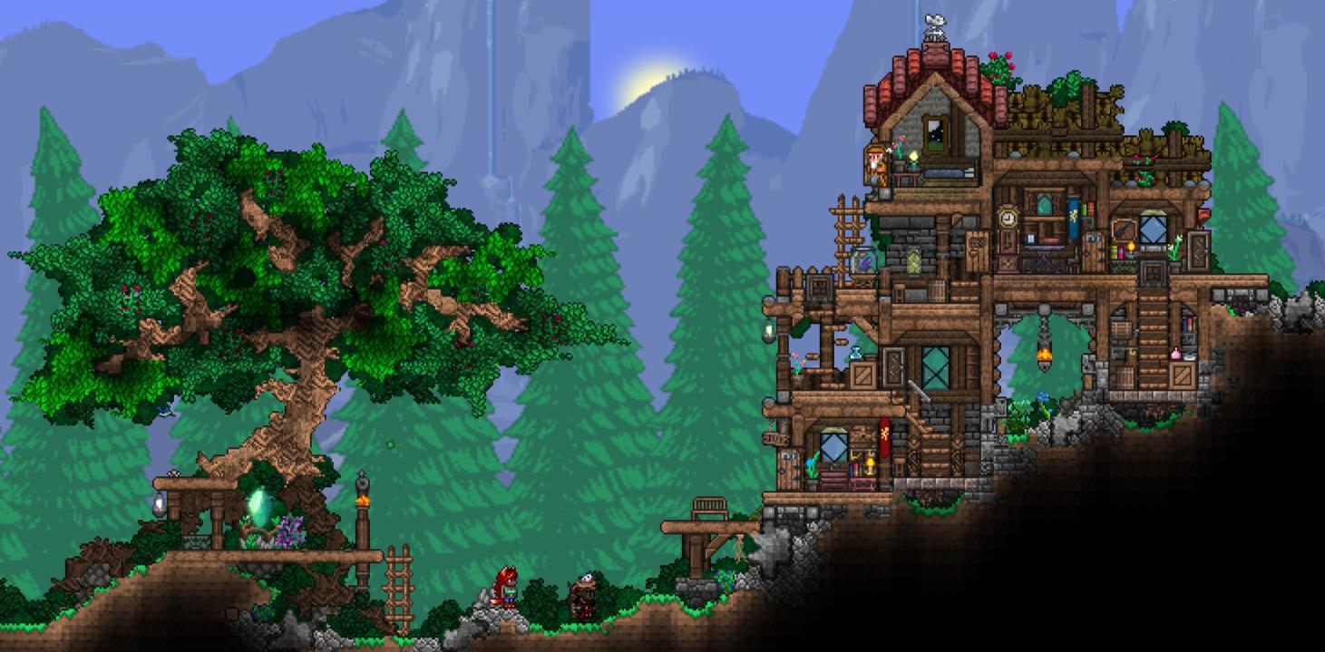 Forest base r/Terraria