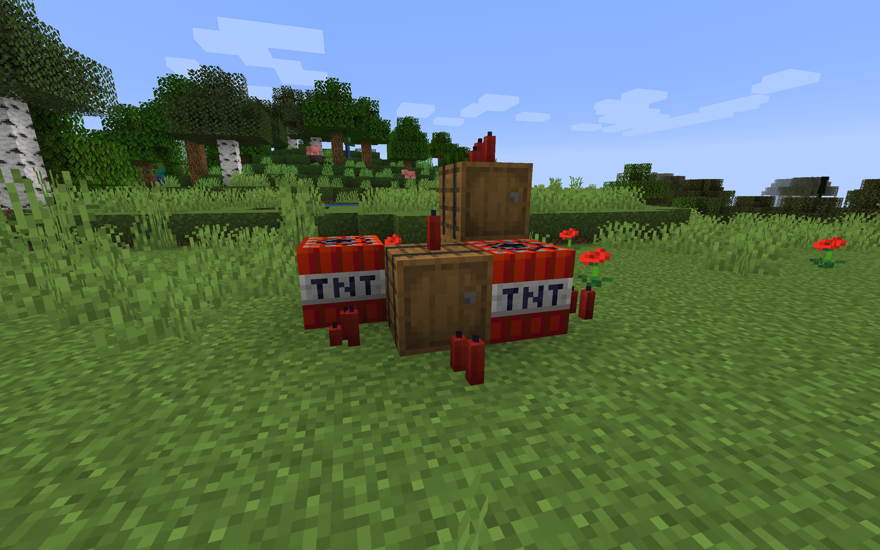 the new red candles can be used as sticks of dynamite r/Minecraft