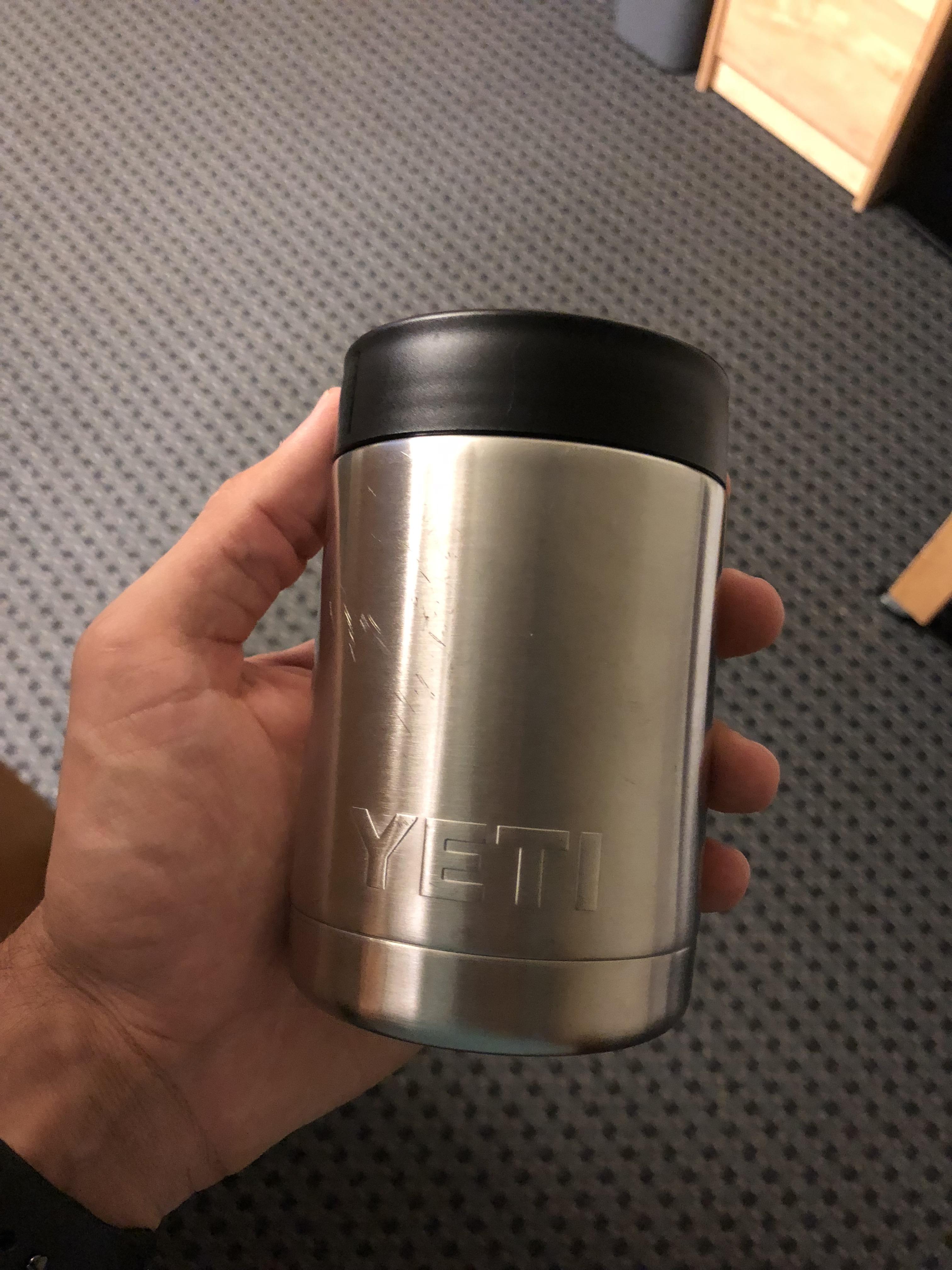 Yeti beer koozie for 99¢. And my girlfriend scored a Uniqlo ultra light