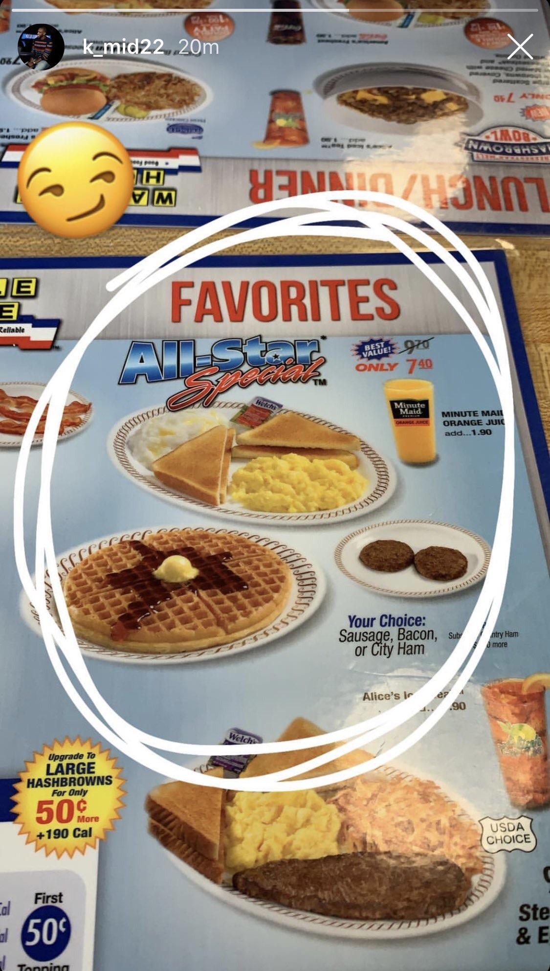 Waffle House All Star Breakfast