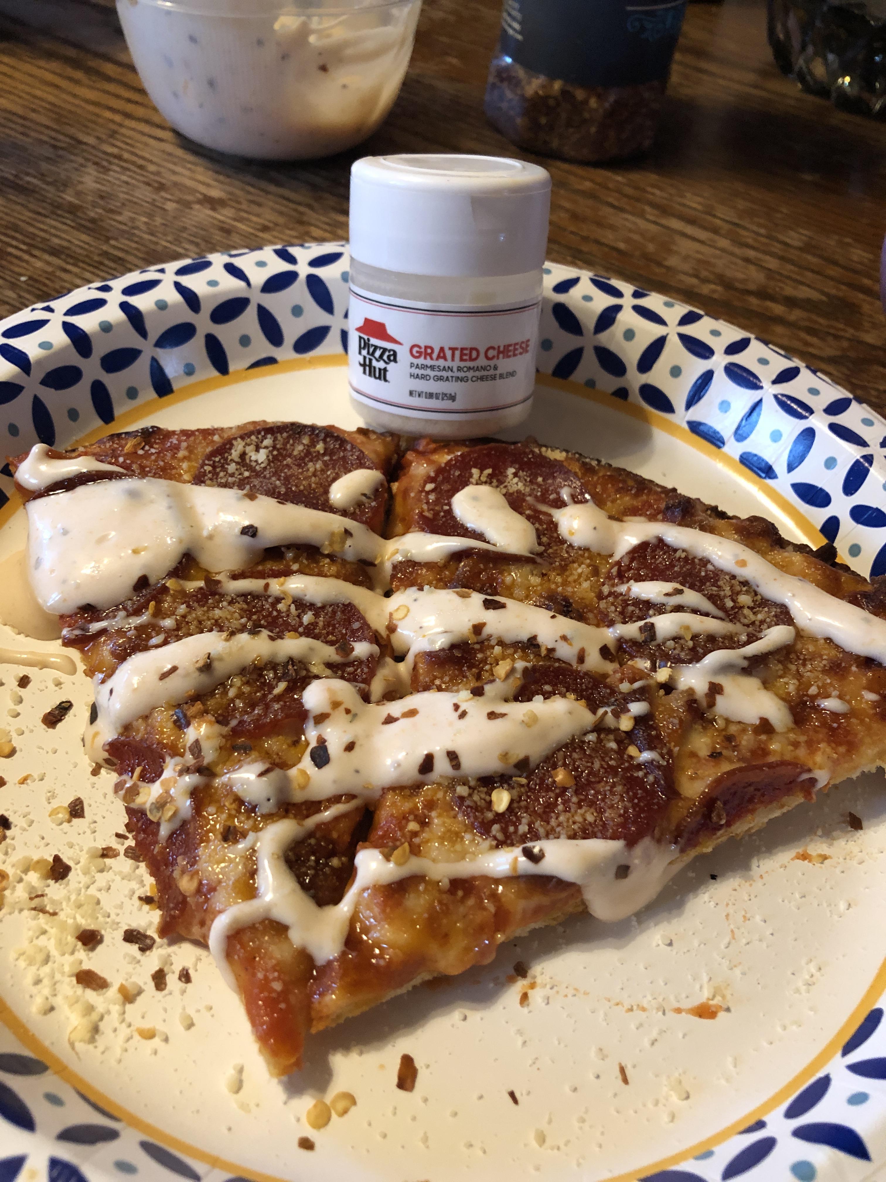 My Pizza Hut sells these little cheese shakers for 1! It’s seriously