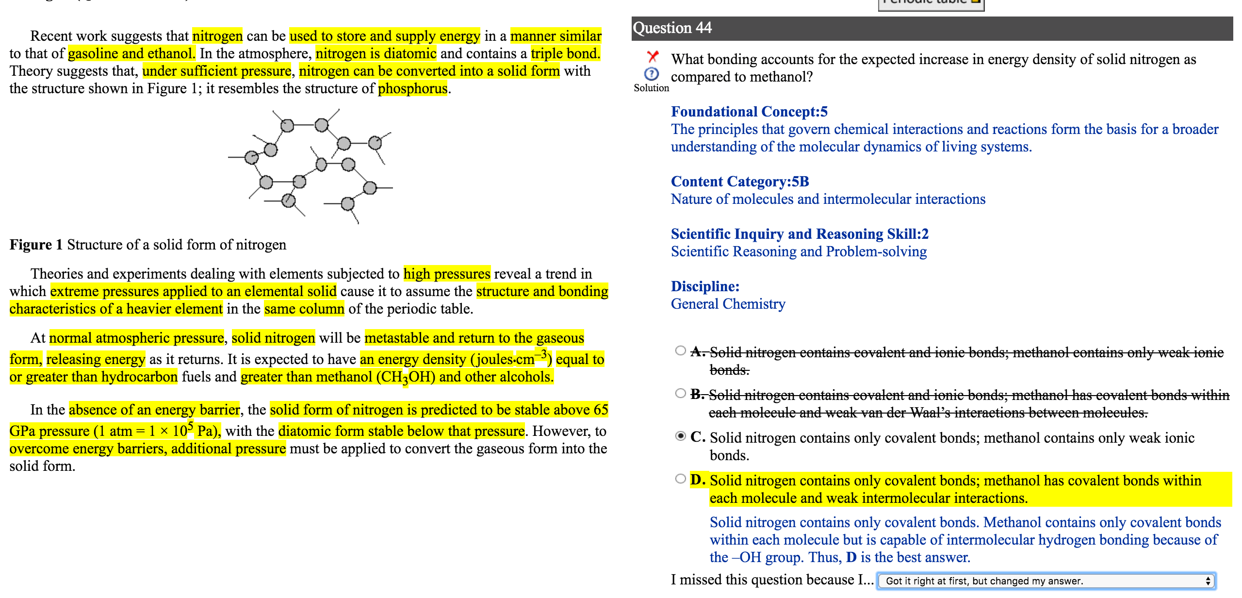 AAMC Chem pack question. Is ionic bond not stronger than covalent bond