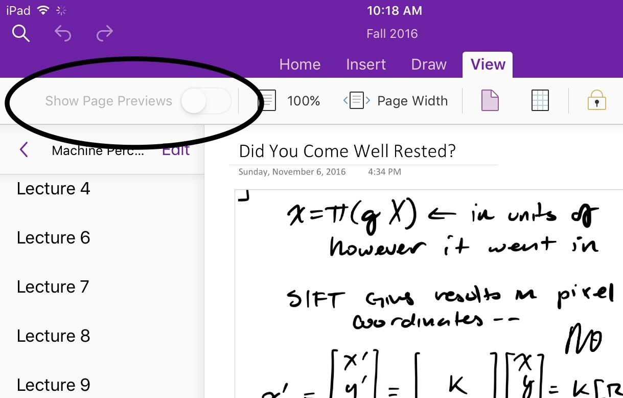 What does this new option do? It's greyed out on all my notes, and