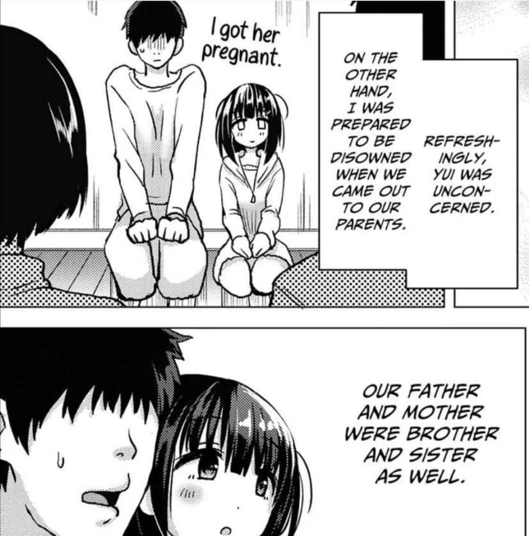 LF Mono source : 1boy, incest , sister, short hair "i got her pregnant" "ON THE OTHER HAND, I