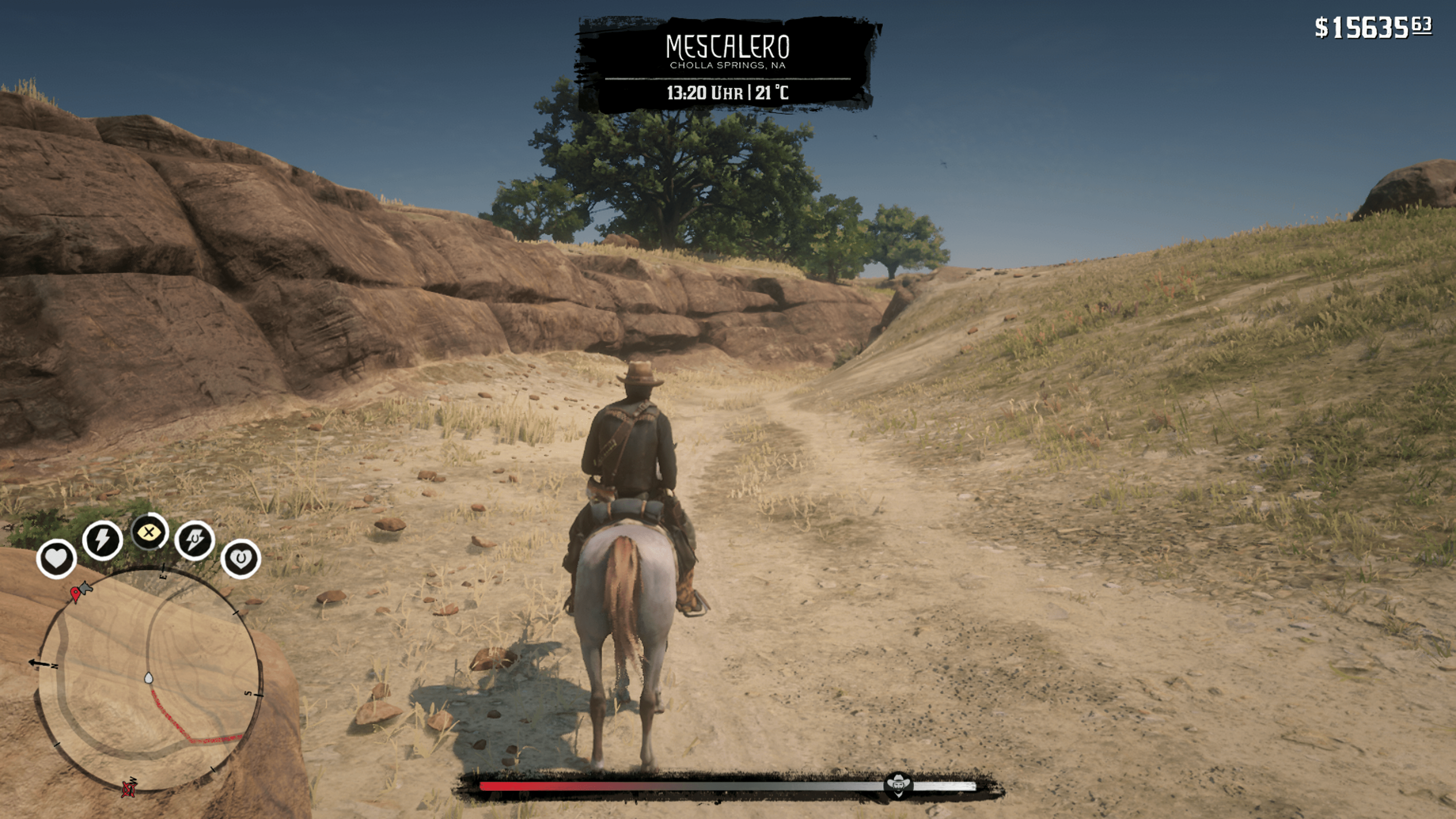 Ingame but not shown on the map. RDR players might be familiar with it
