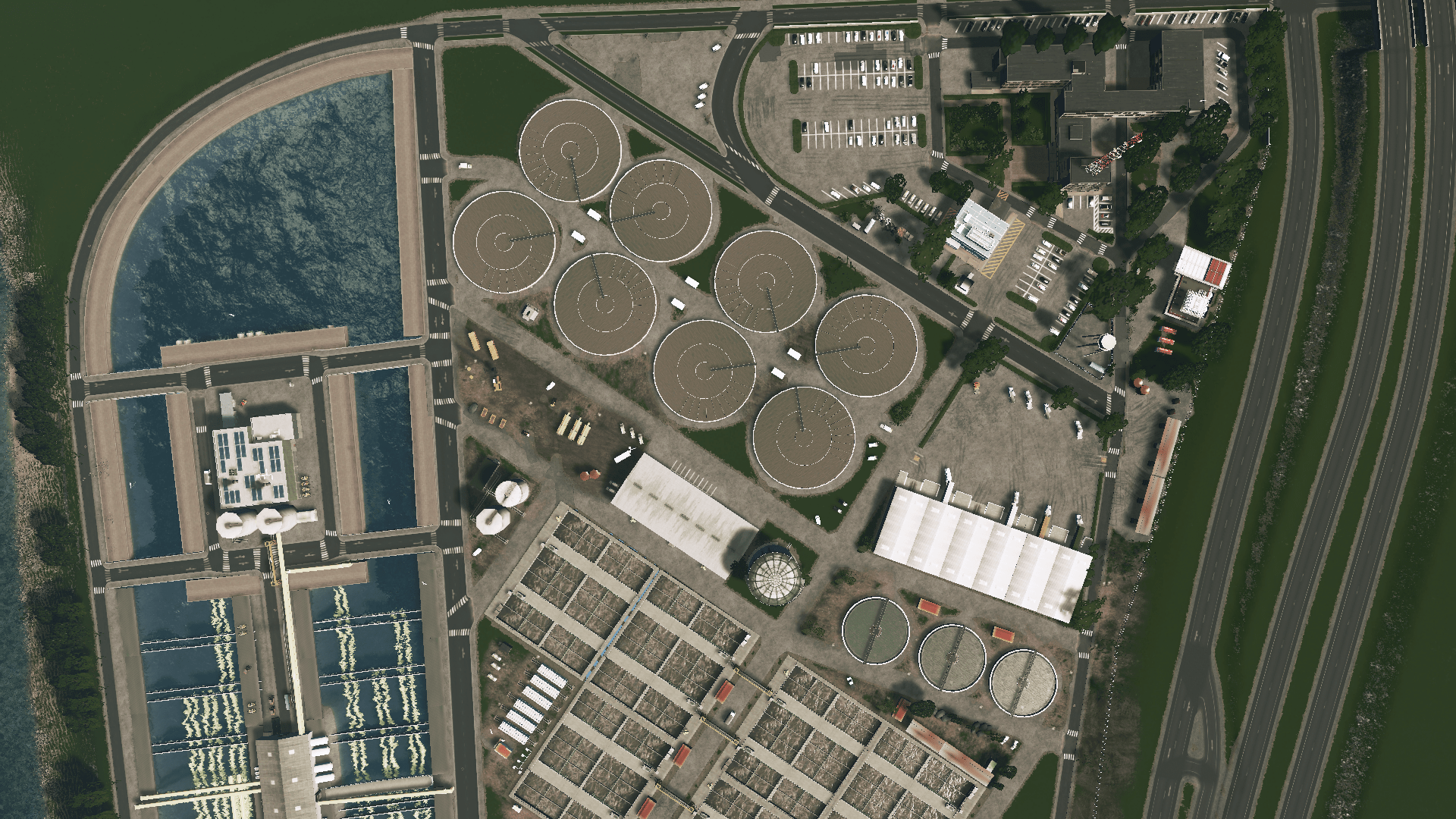 Denada Cities Skylines Water Treatment Plant