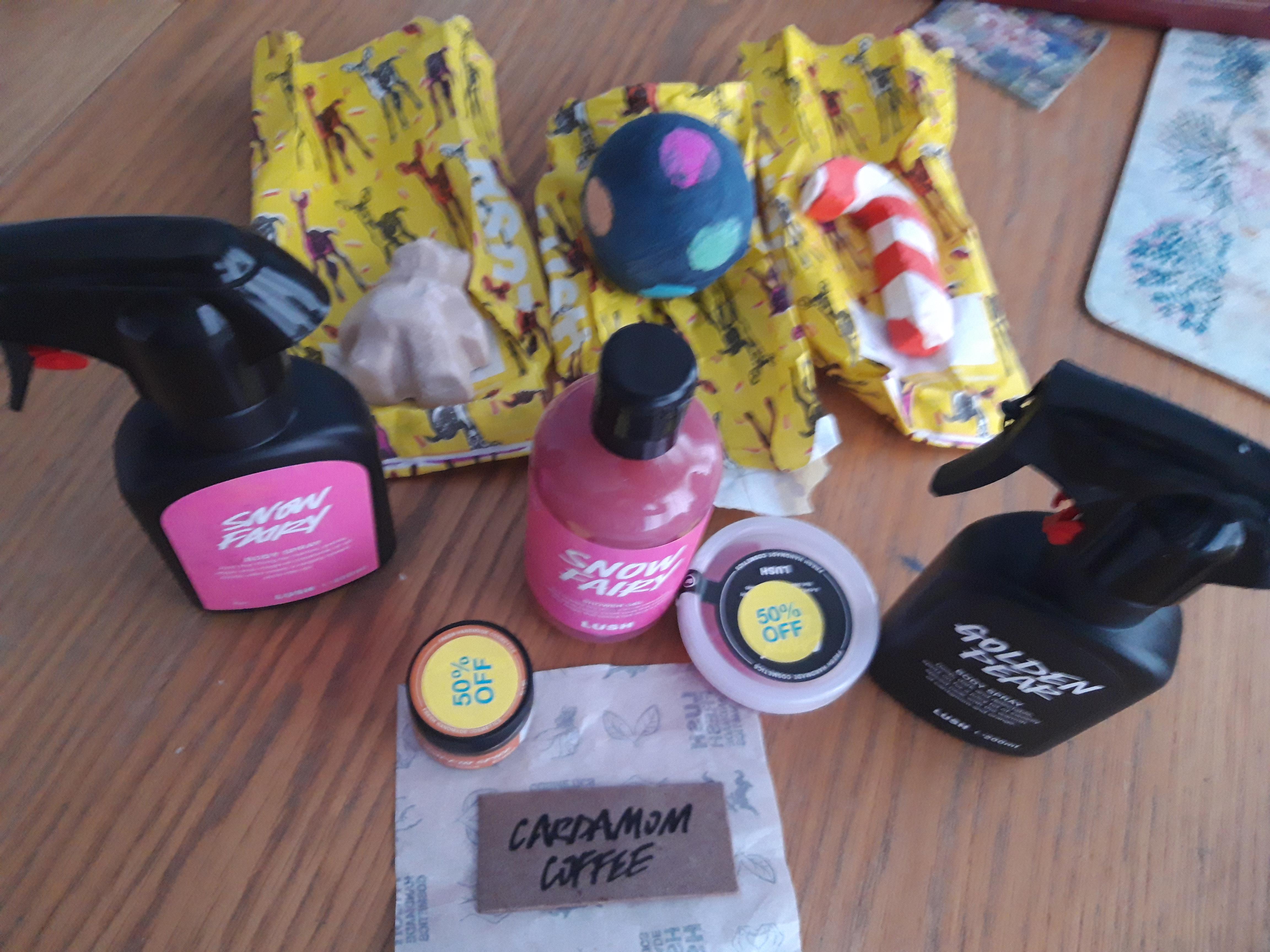 Lush haul from boxing day sales r/LushCosmetics