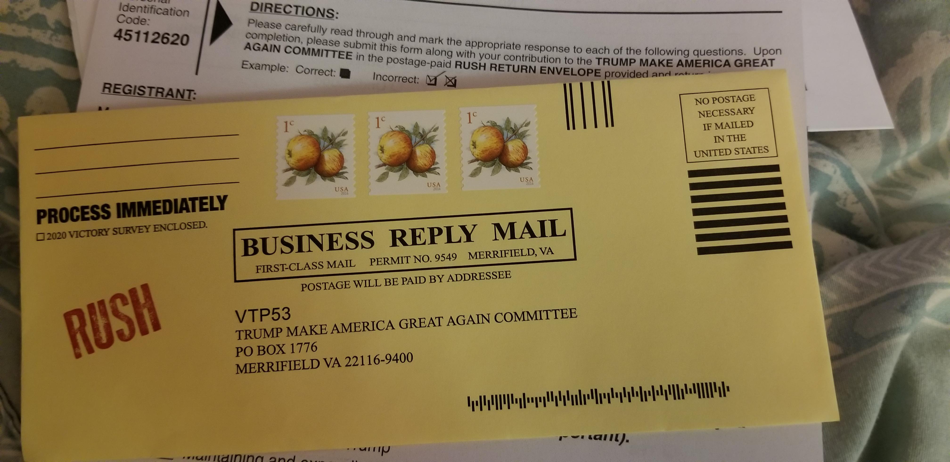 No Postage Necessary if Mailed in the United States r/CrappyDesign