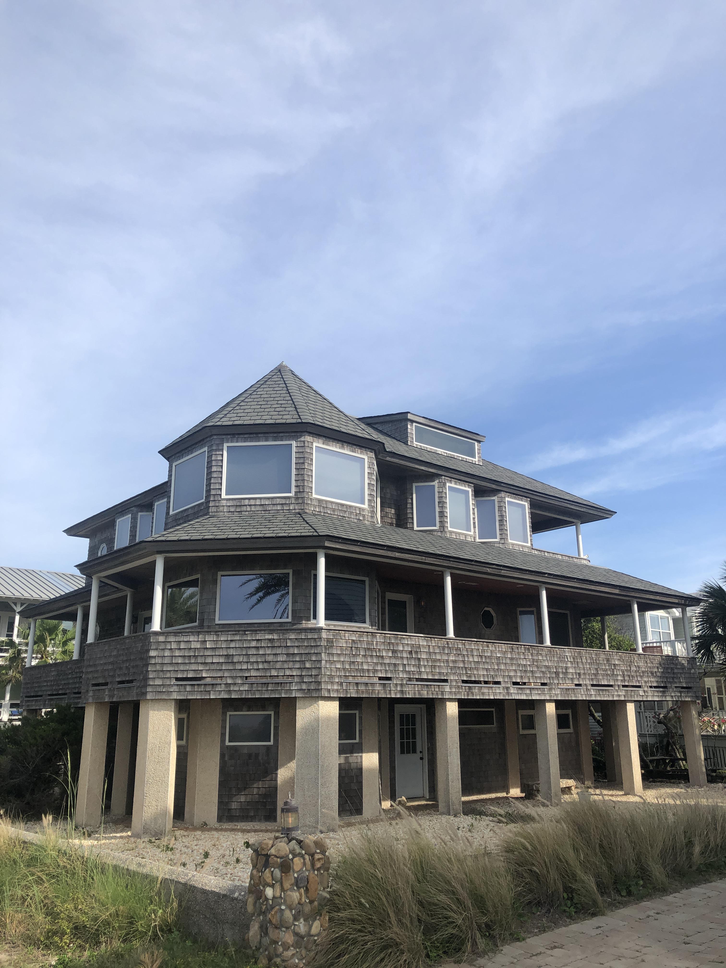 Saw this house and thought of the Wave House where Kevin records his