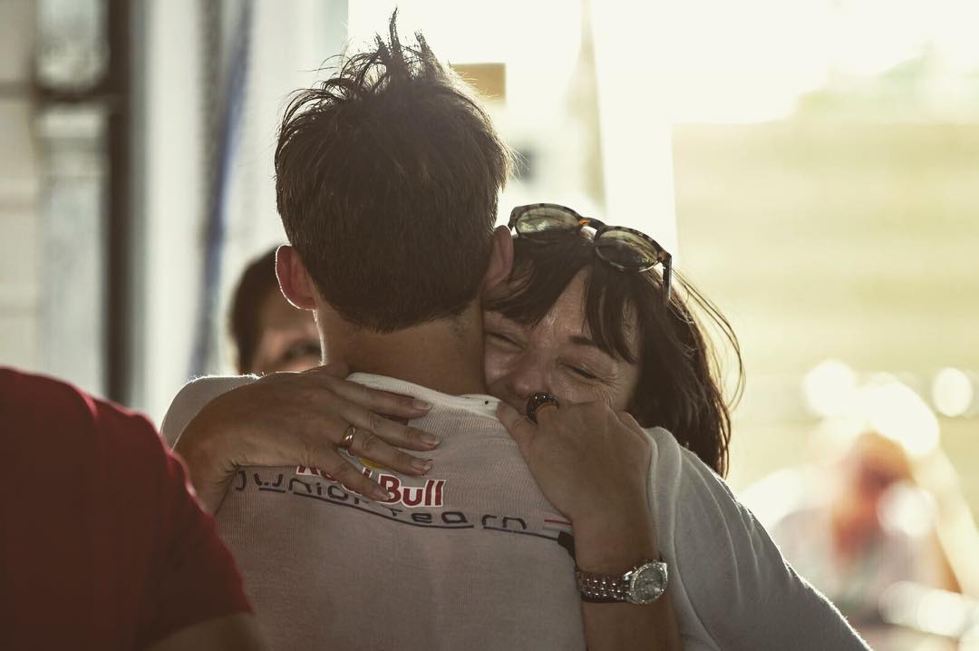 Young Pierre getting a hug from Mother Gasly r/TheGreatGasly