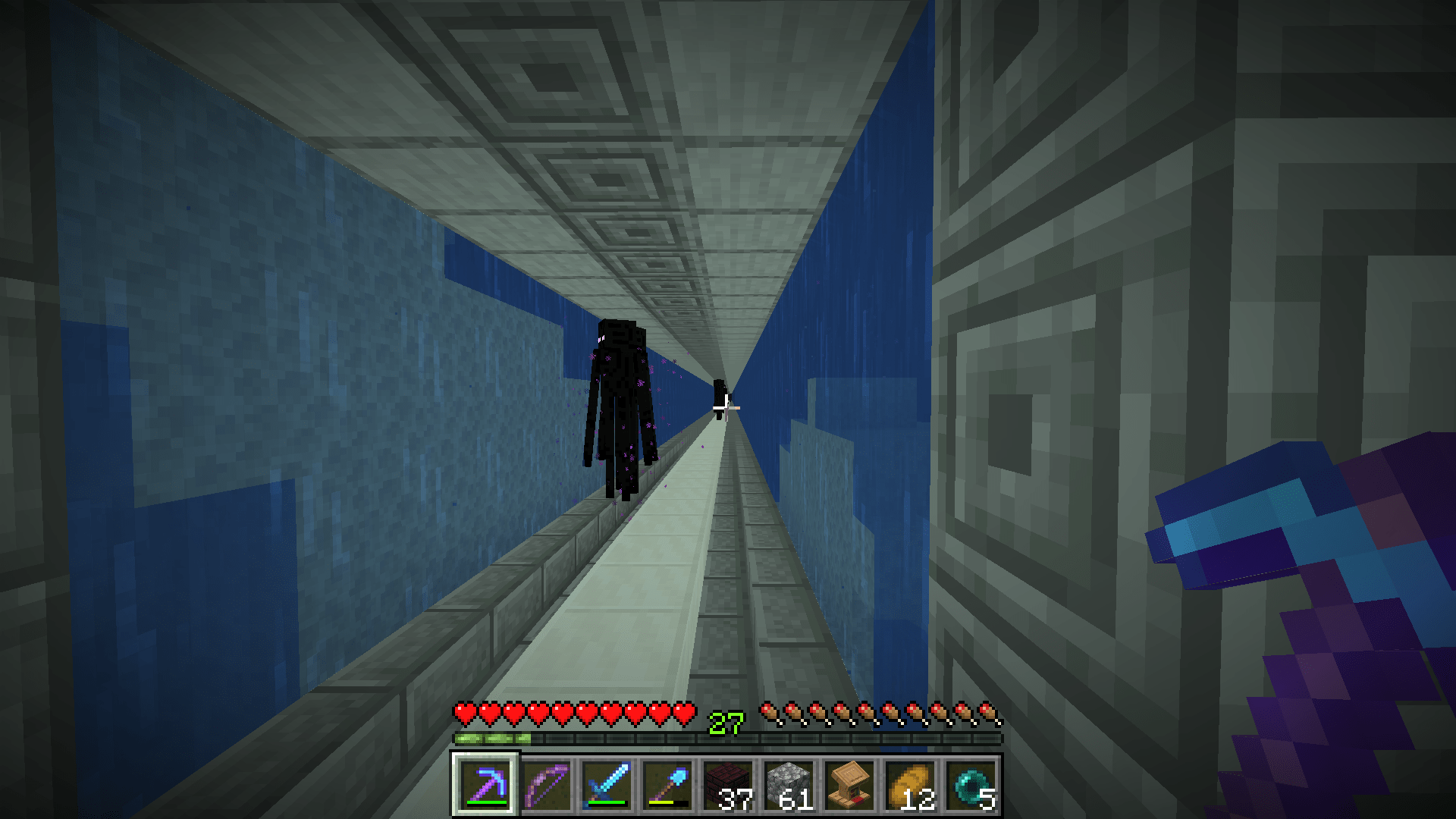 Just finished my 250 block long road to my enderman farm, then i