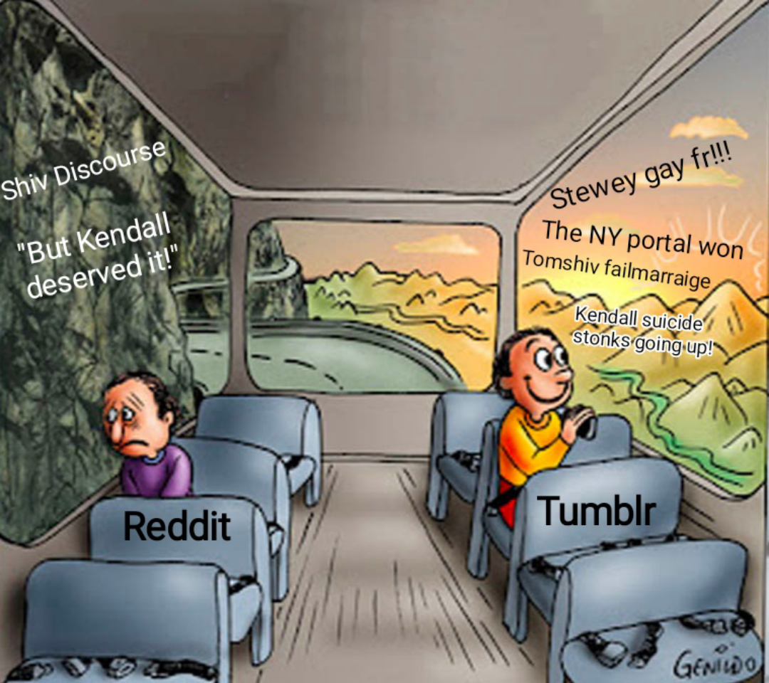 The Reddit vs Tumblr Succession experience in a nutshell r/SuccessionTV