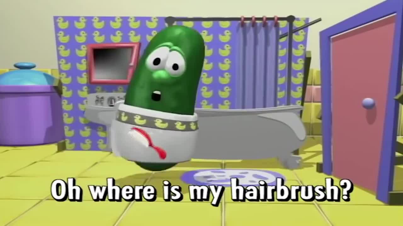 Who still sings the hairbrush song when you're literally looking for