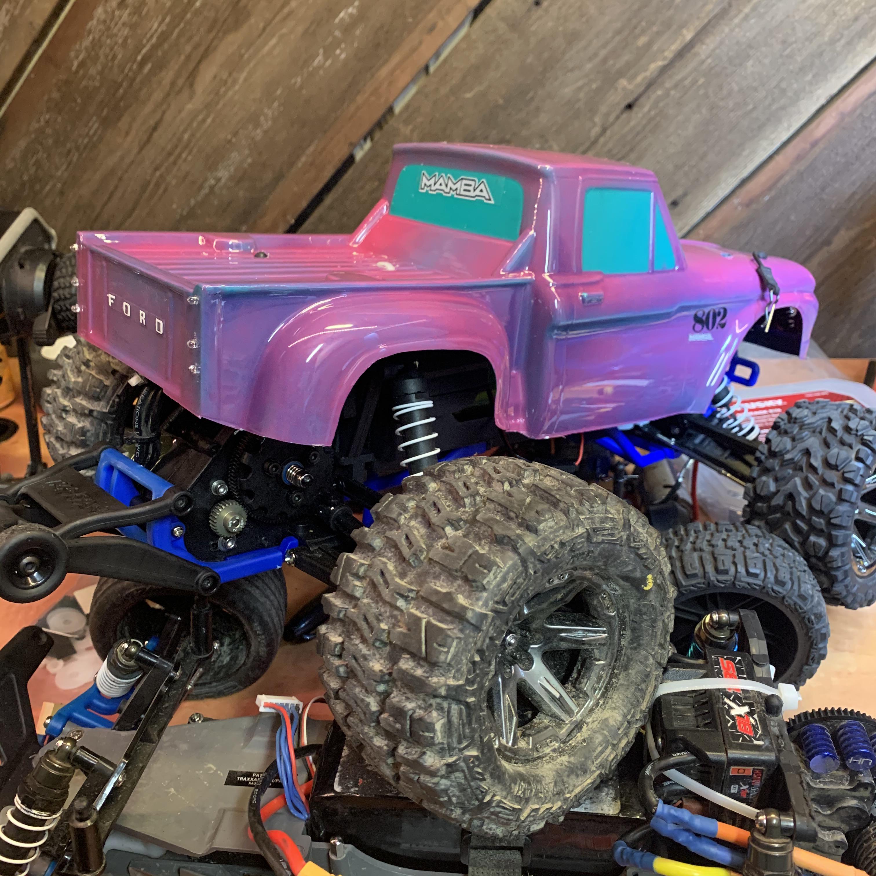 Chameleon Paint Job Attempt Just Spray 3+ Colors? r/rccars