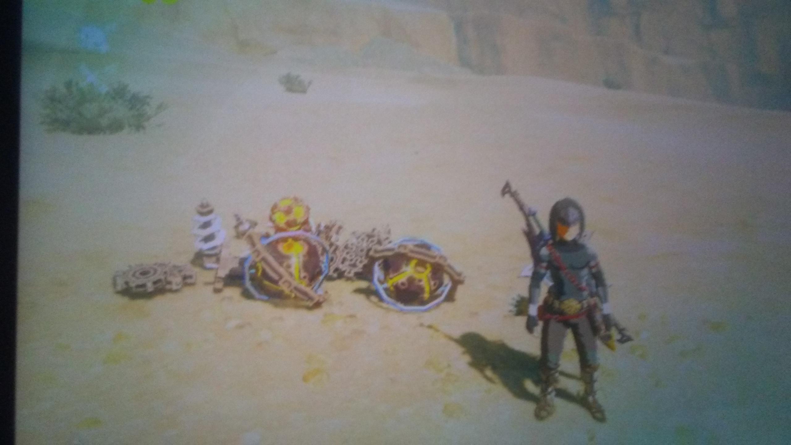 This guardian dropped 2 giant ancient cores and on top of one there is an ancient core botw