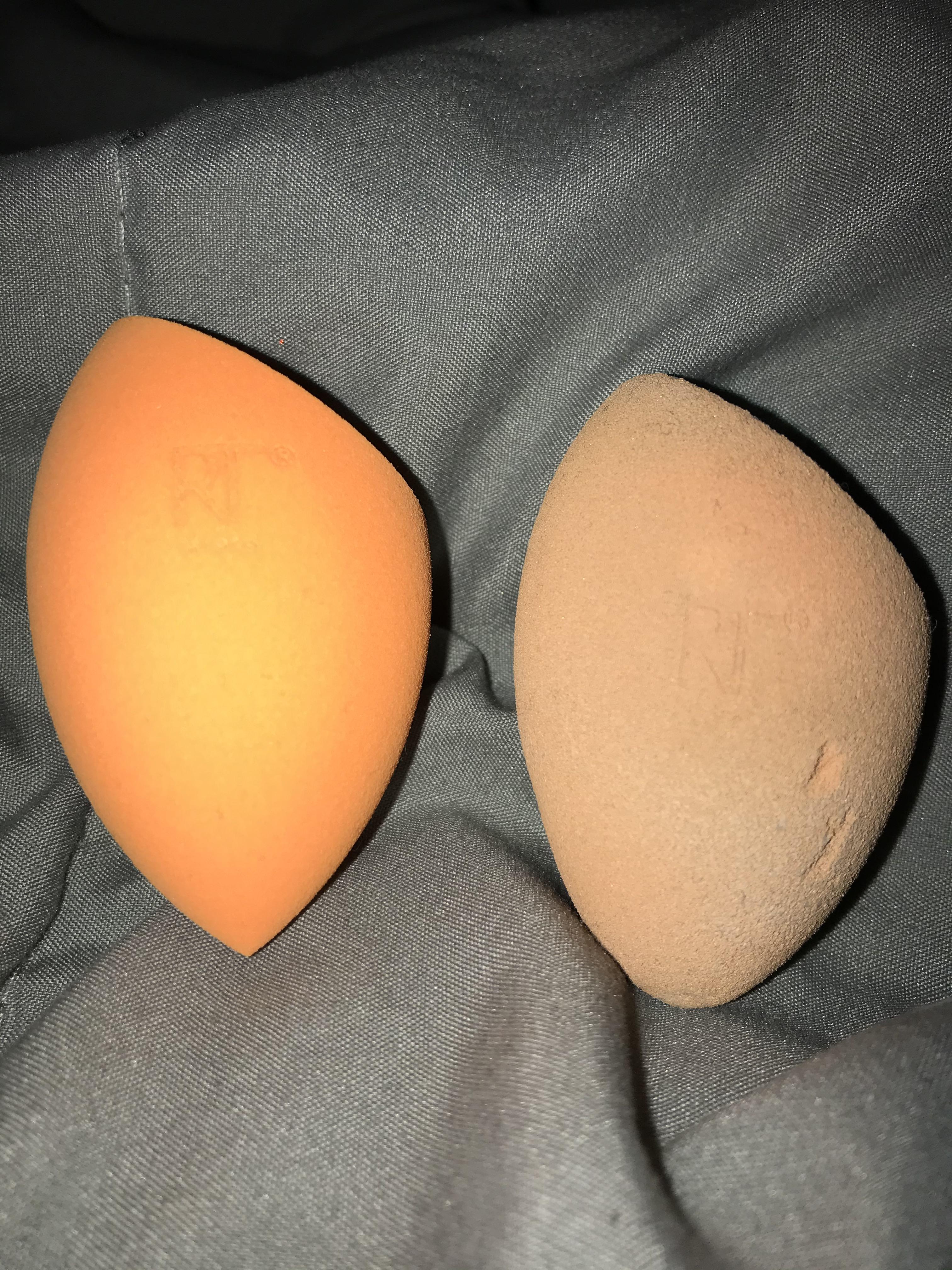 You don’t realize how bad your beauty blender is until you get a new one.. Whats the worst “Omg