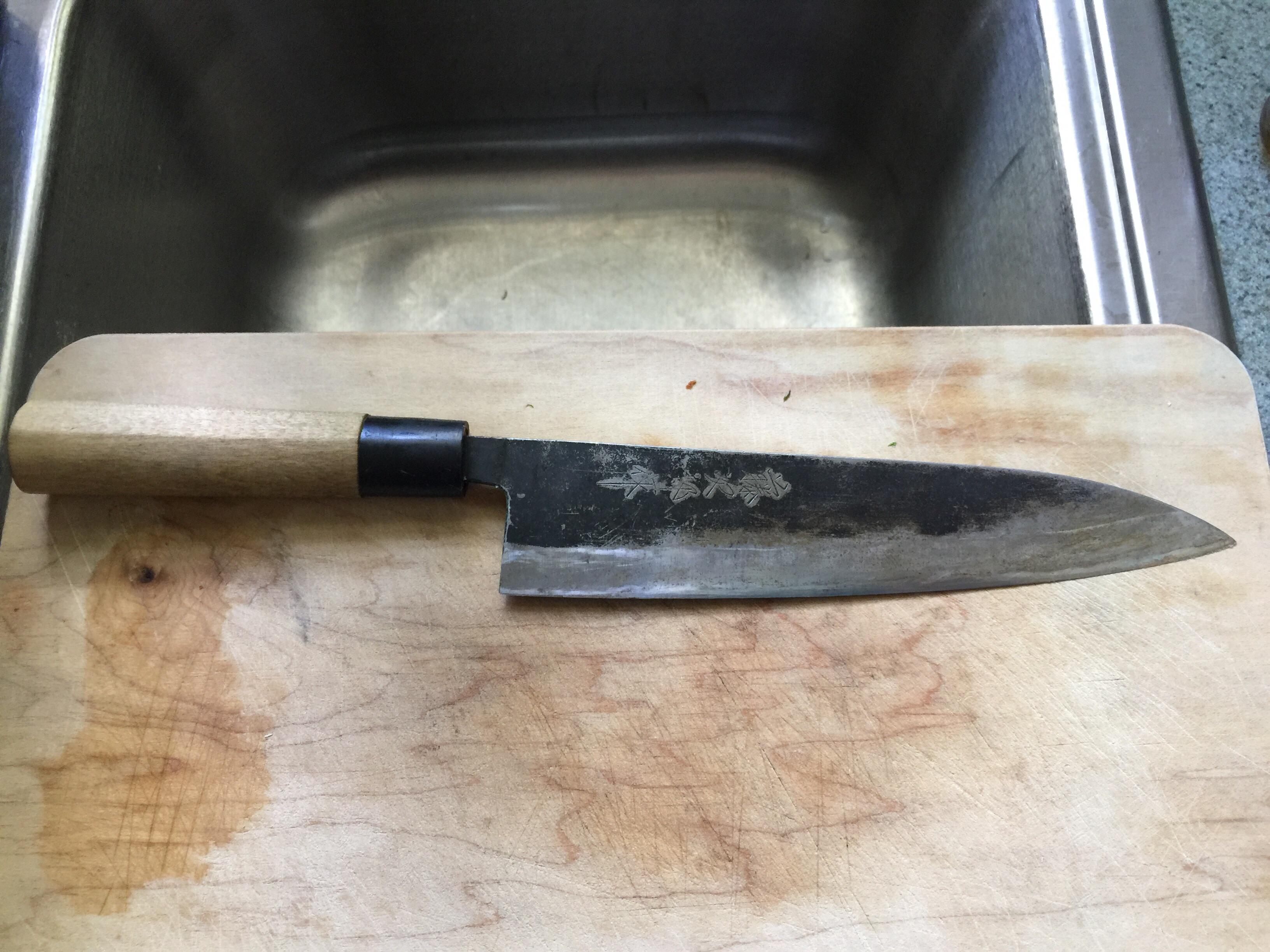 I've had this Tojiro Shirogami Gyuto for a couple of years and want to