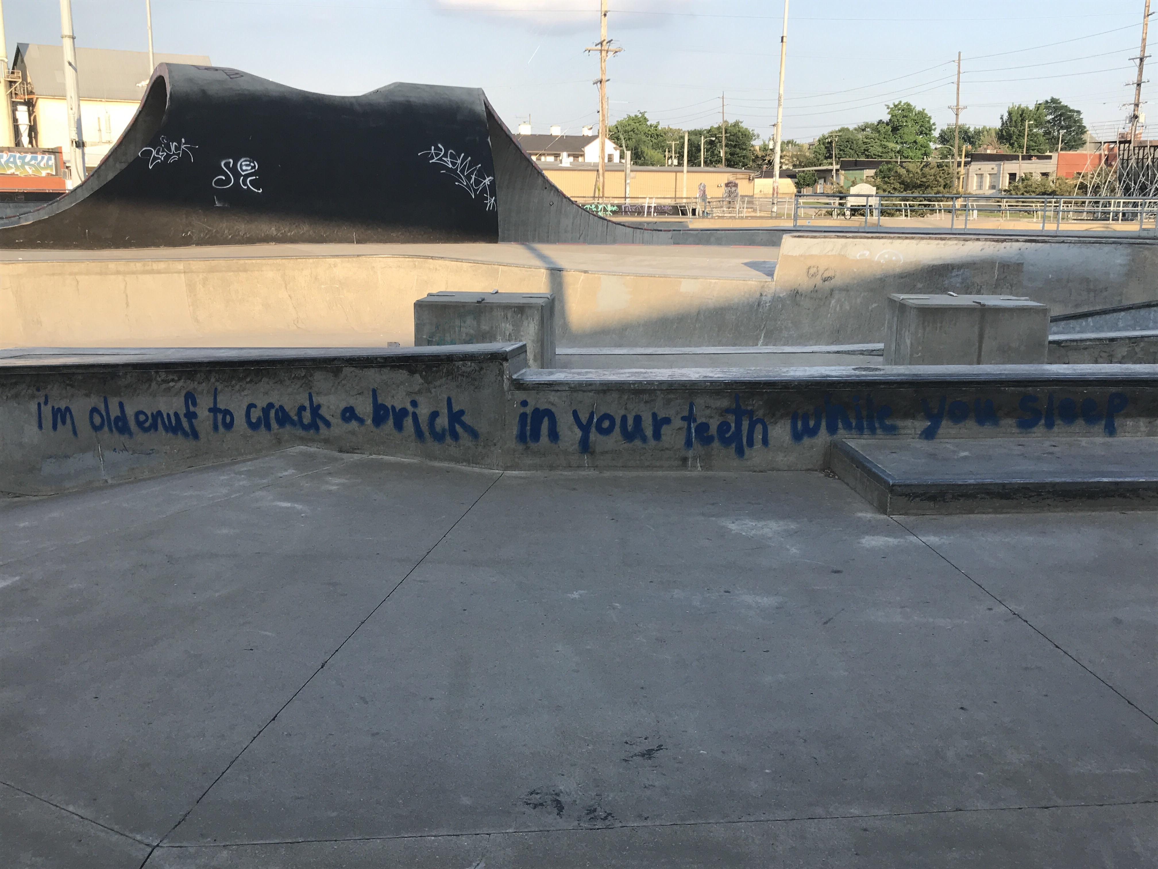Found in skatepark in Kentucky r/DieAntwoord