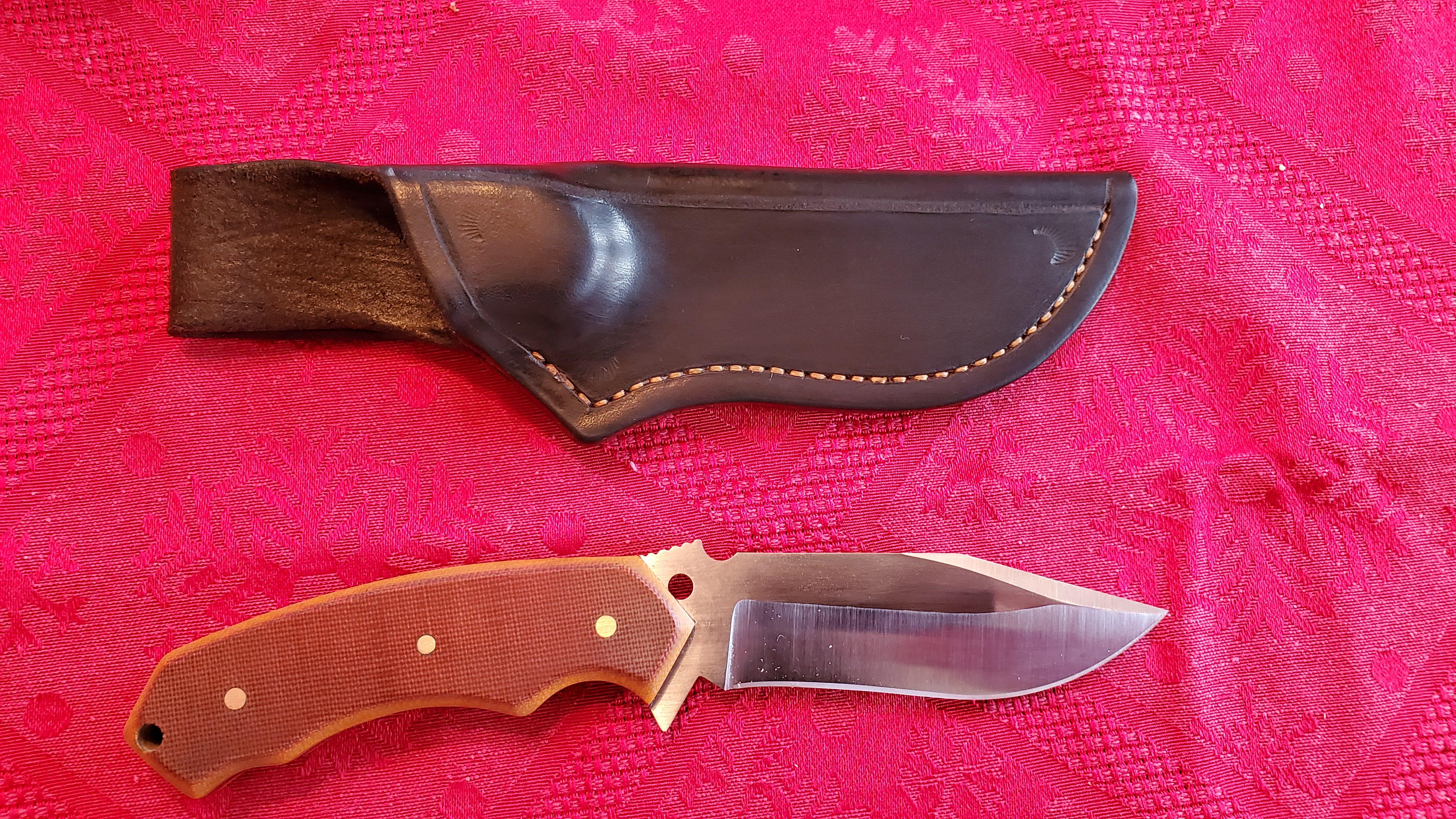 When you receive a handmade knife by a knife maker that DOES NOT sell