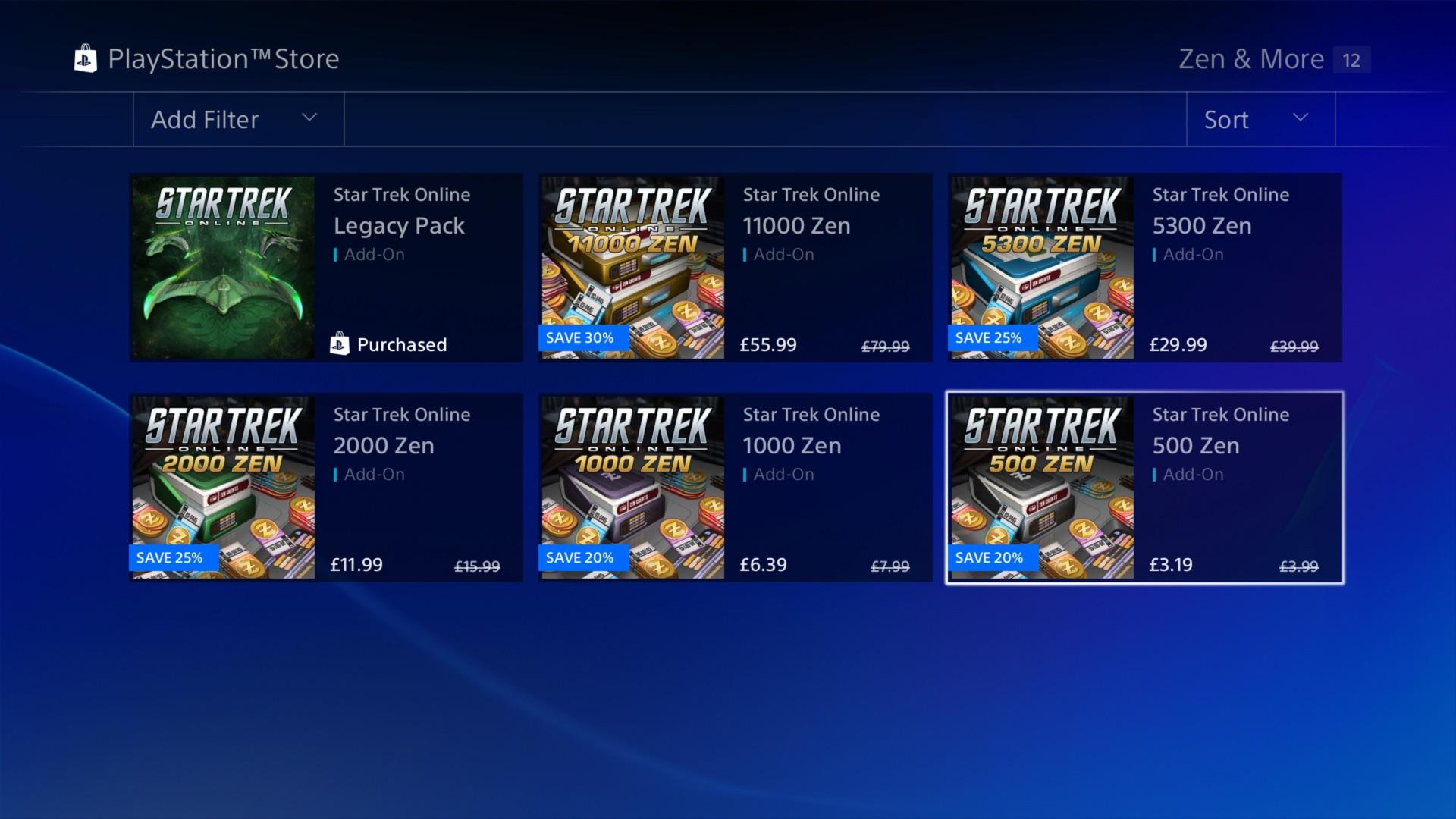 Console Zen Sale for Black Friday has started it seems r/sto