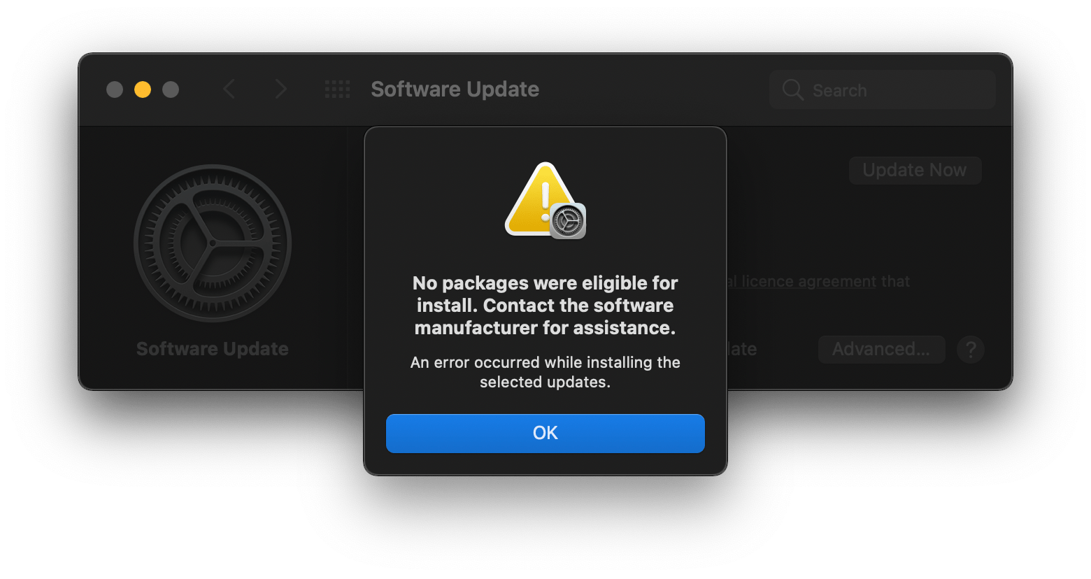tried to upgrade my M1 MacBook Air to Monterey from Big Sur 11.6, got
