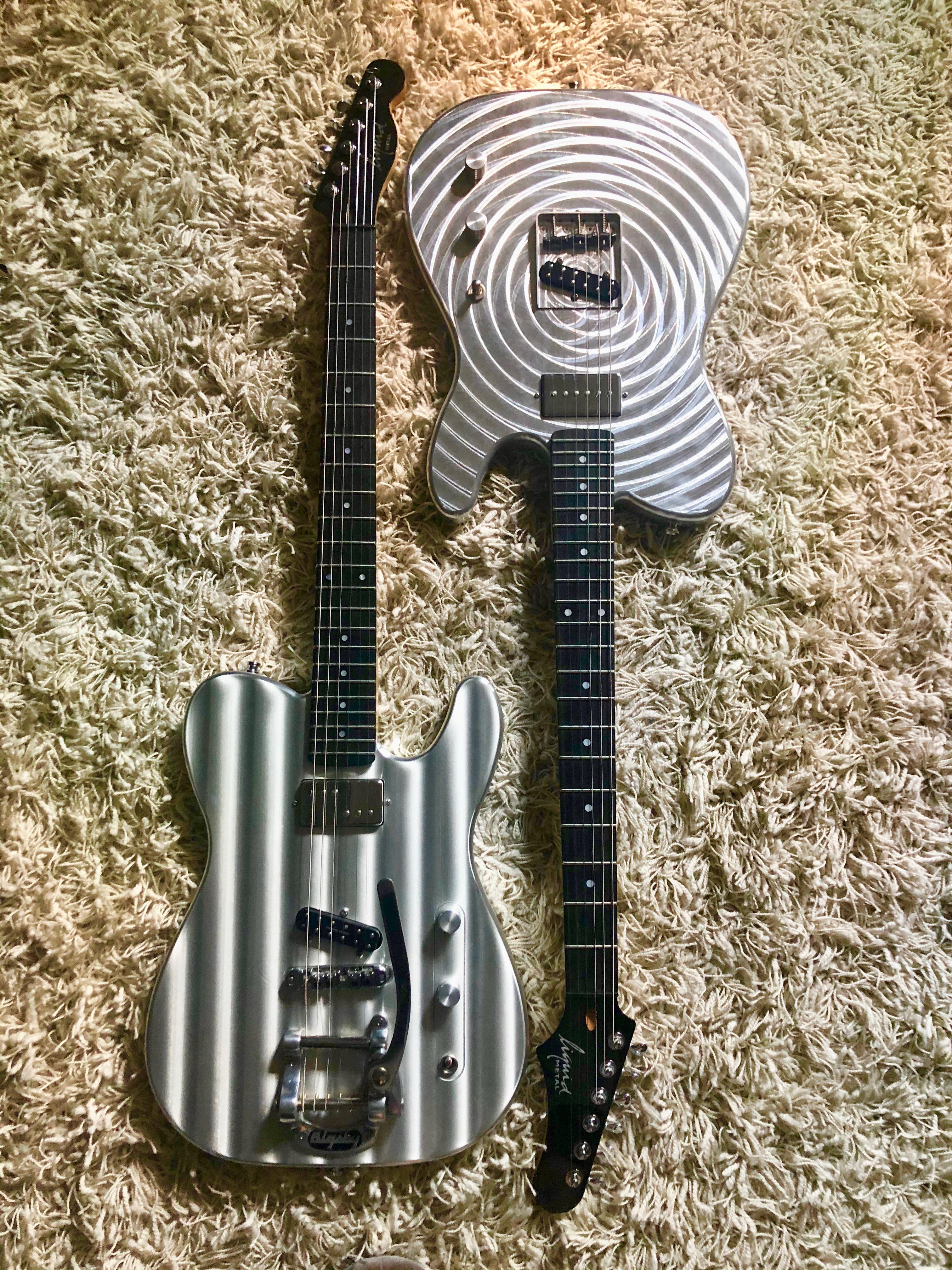 Aluminum Body T Style from Liquid Metal Guitars r/guitarporn