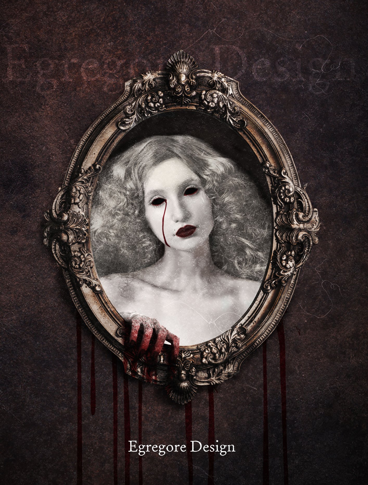 Bloody Mary Art by me r/creepypasta