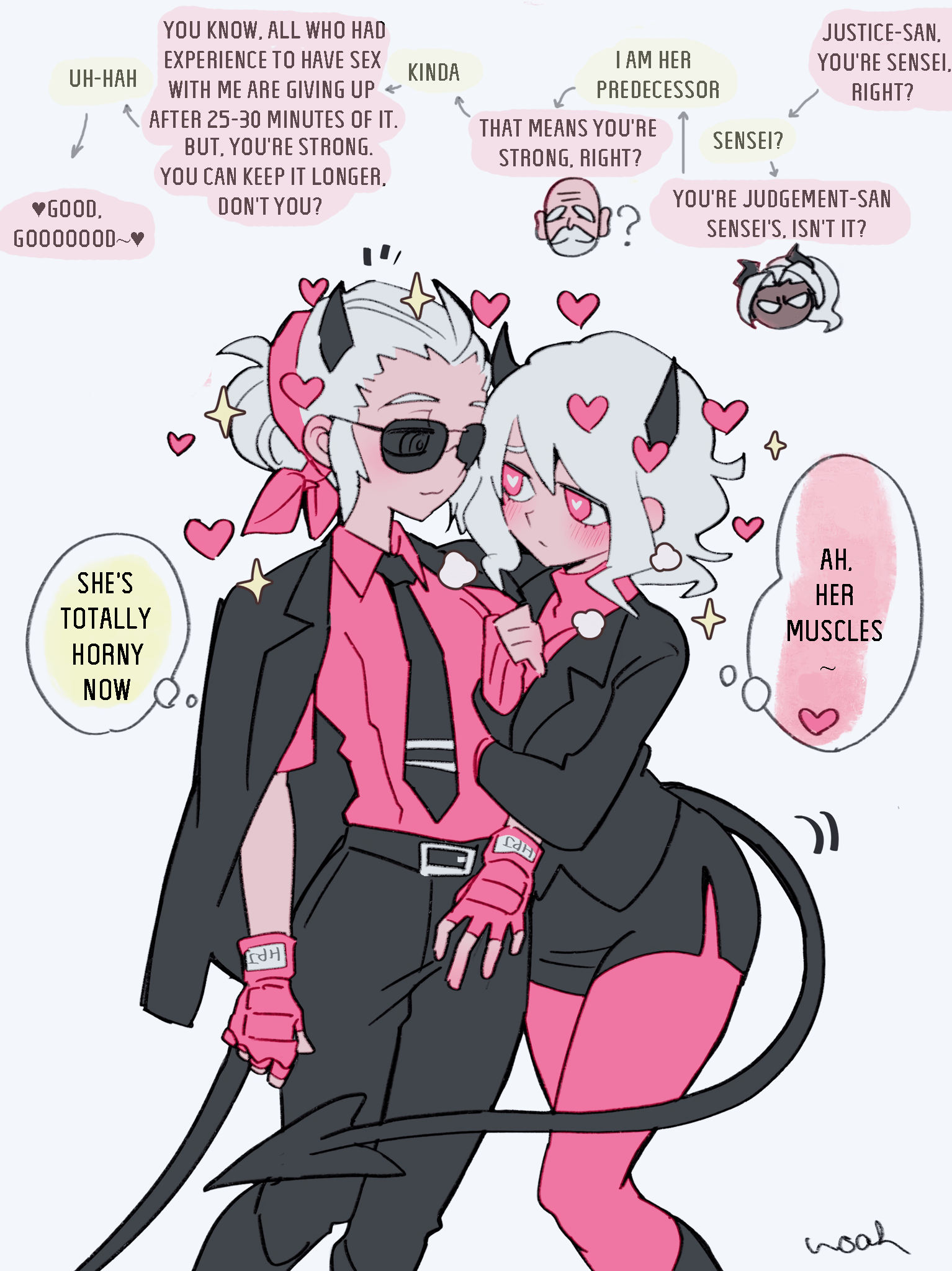 Justice x Modeus r/Helltaker