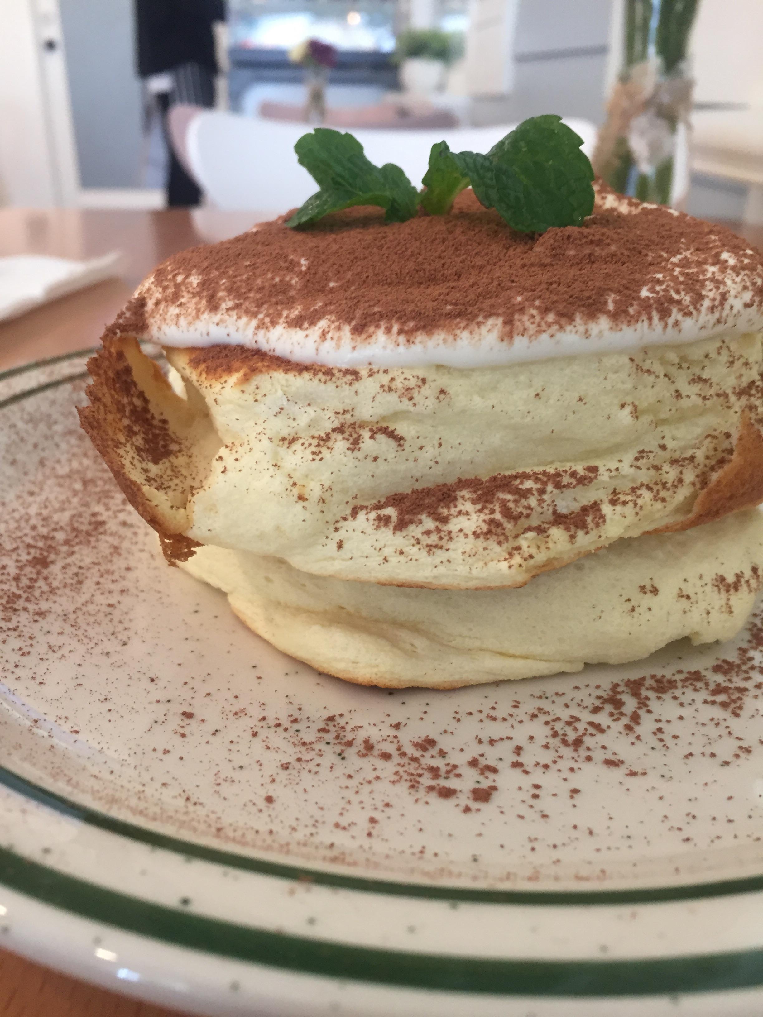 Souffle pancakes (tiramisu) from Souffles LA in Ktown r/FoodLosAngeles