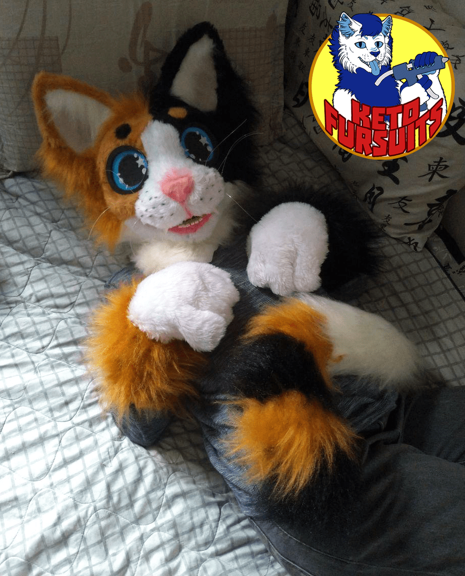 FURSUIT FOR SALE! Calico Cat Premade Partial 1000 USD FREE SHIPPING