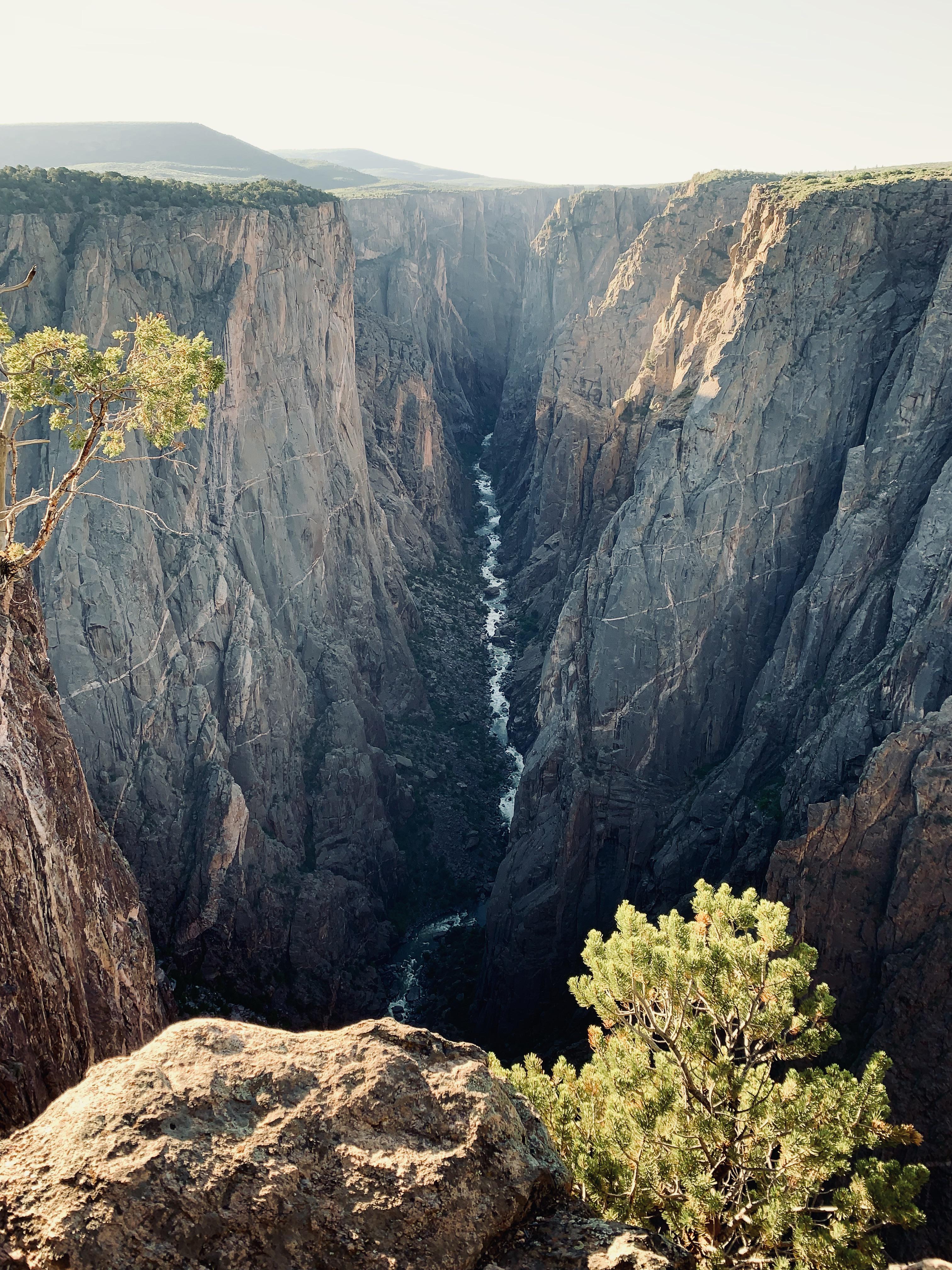 Overlook on Black Canyon’s north rim. This was my first time in the