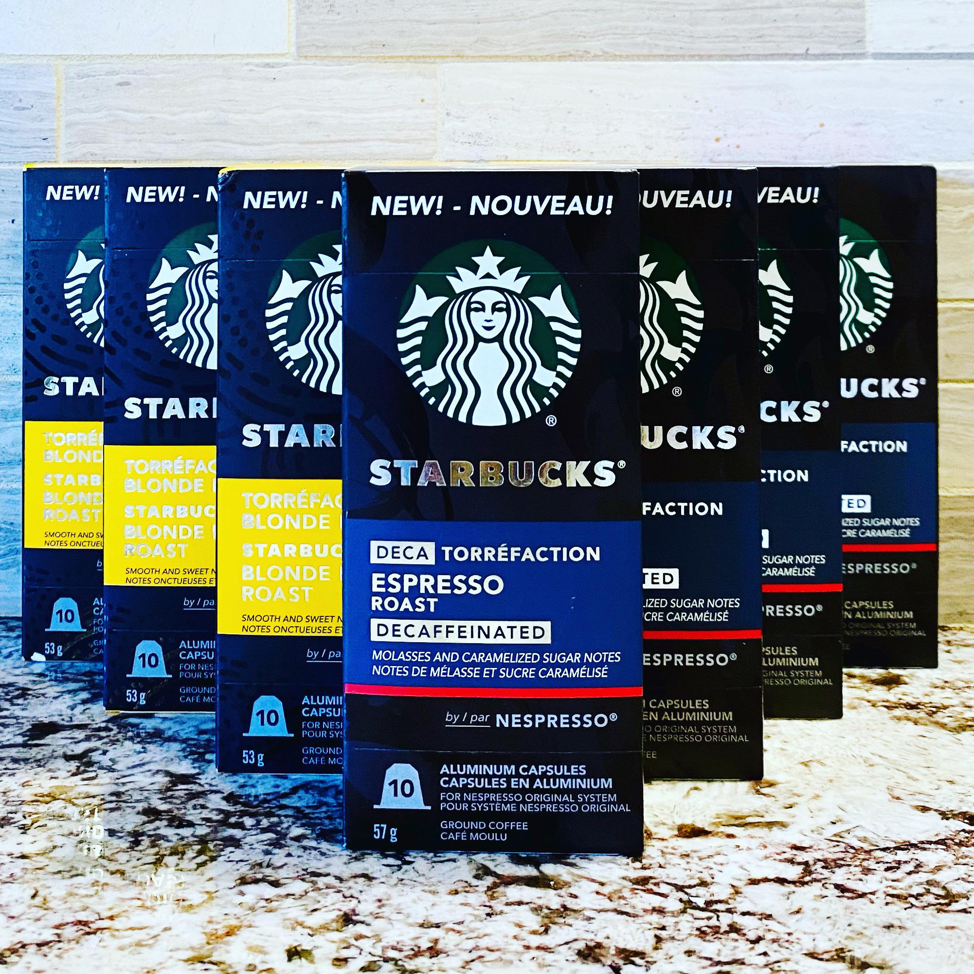 PSA Starbucks OL Nespresso capsules on sale for 7.99/pack at Canadian