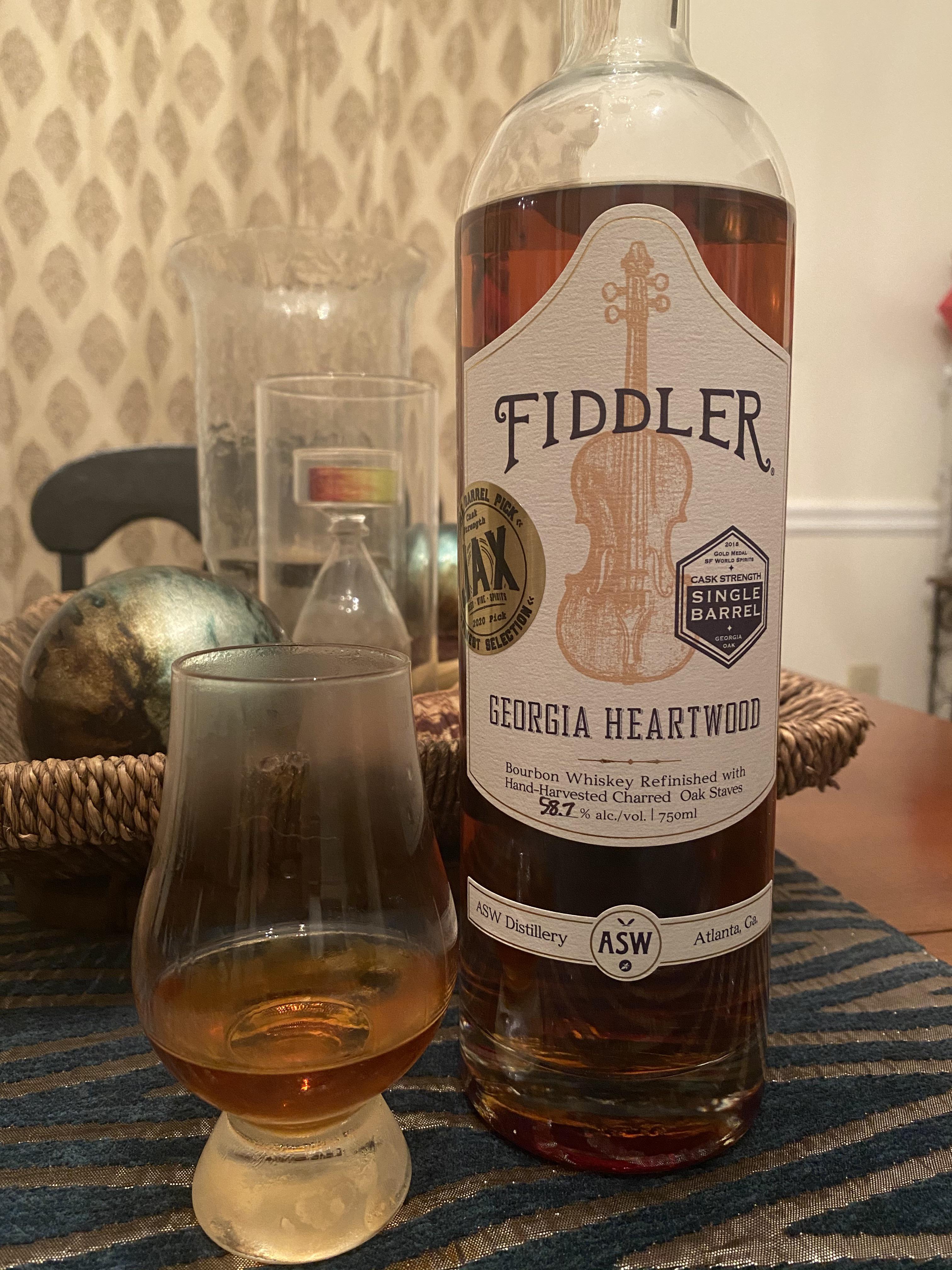 Review Fiddler Heartwood Single Barrel Cask Strength r/bourbon