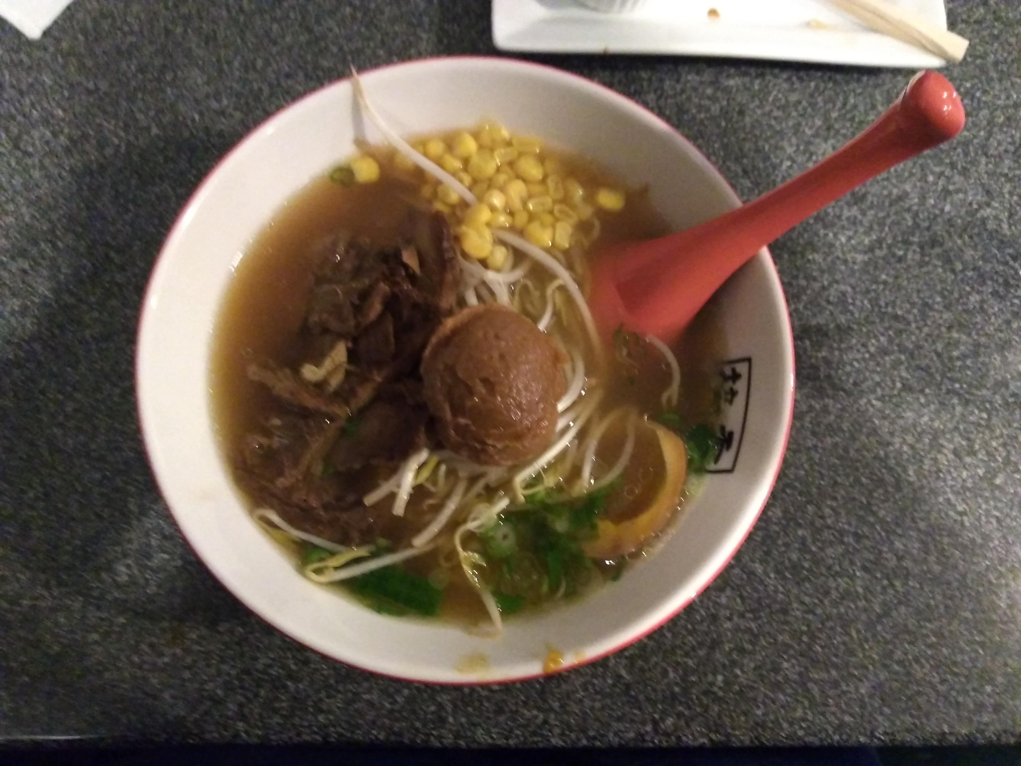 Miso Ramen from the place with an amazing staff Tenka Ramen ( Downtown