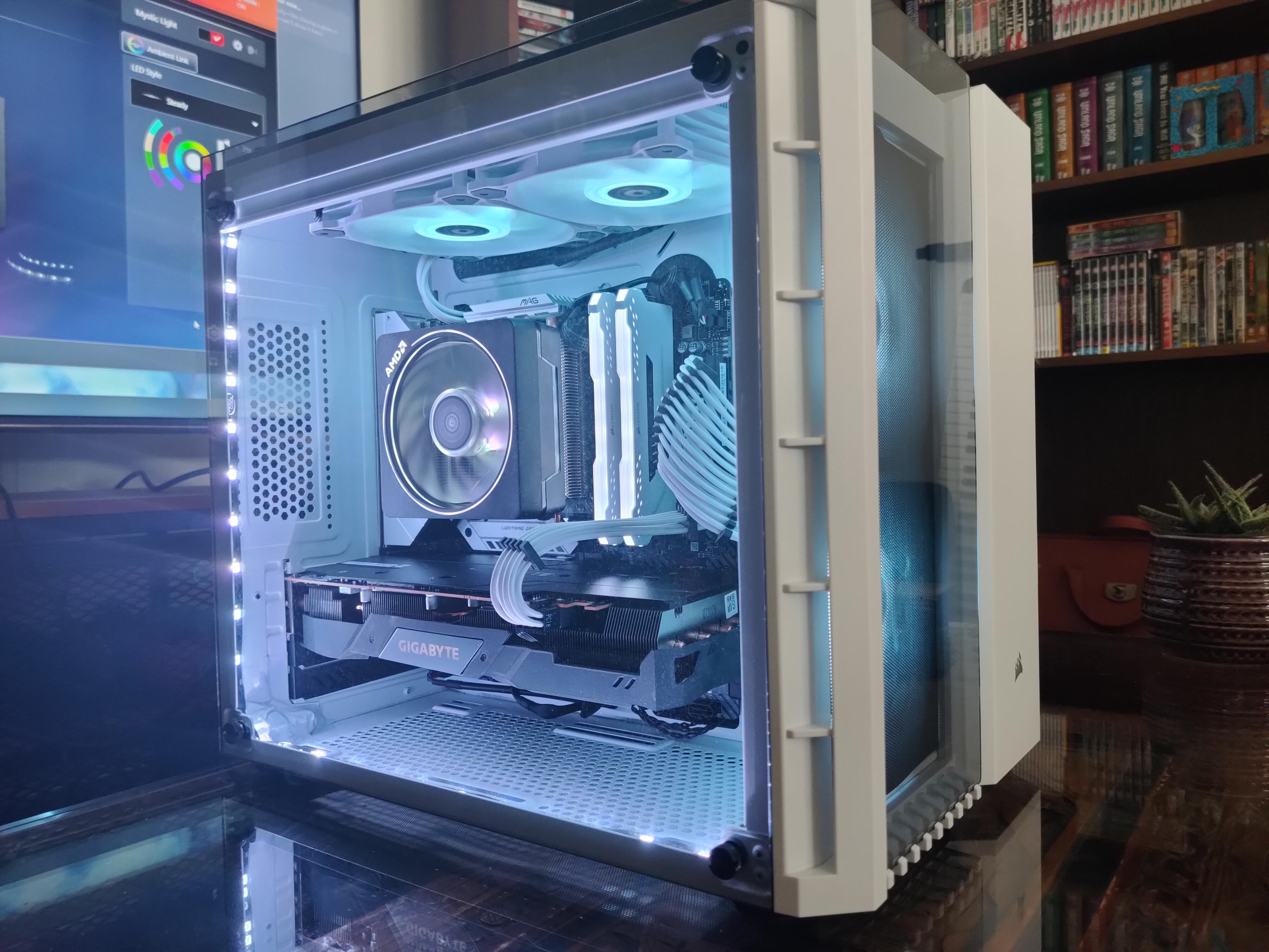 All AMD mATX Build For My Mates First PC Gallery In Comments r/Amd